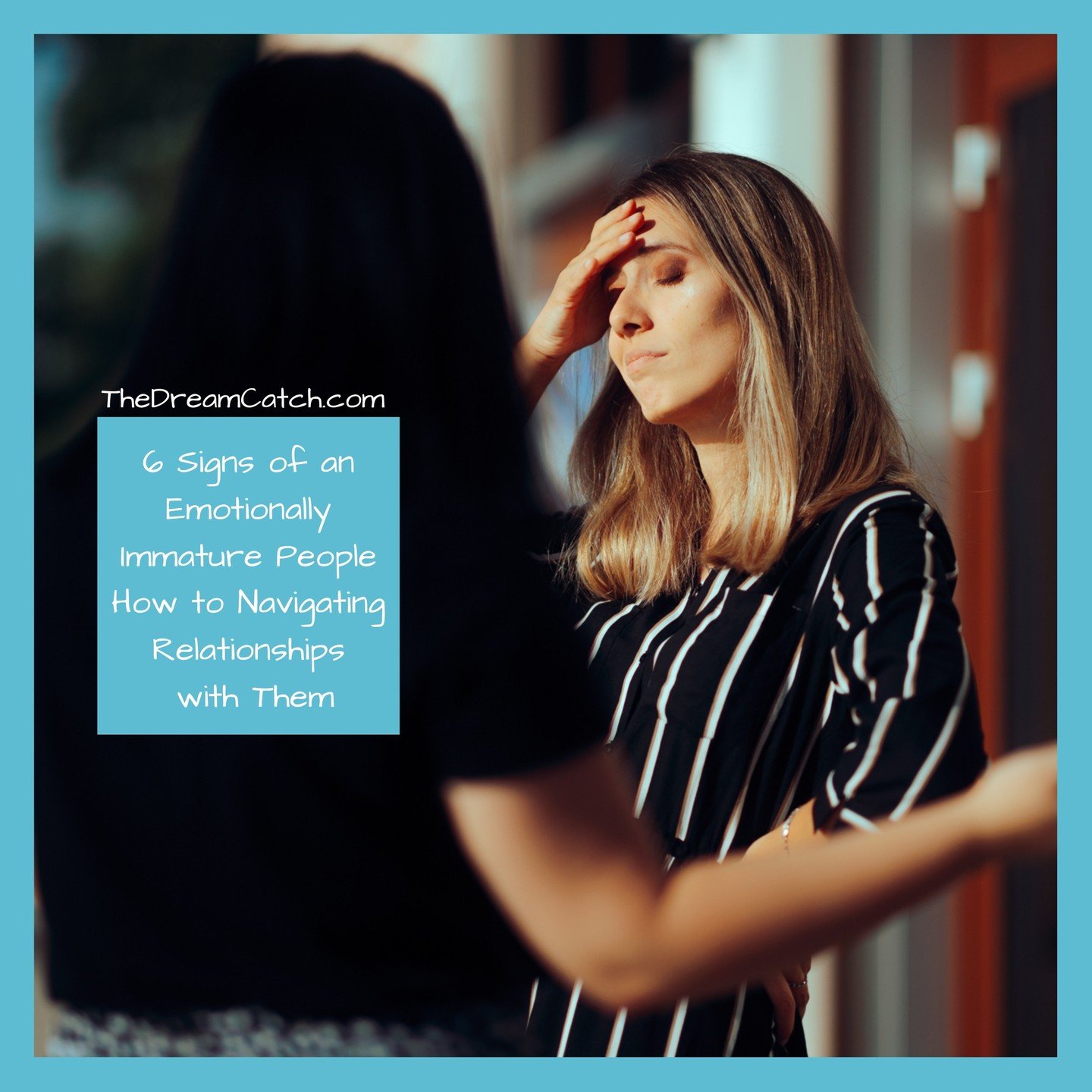 Being in a relationship with emotionally immature people can be draining and frustrating. Their inability to regulate their own feelings and understand the emotions of those around them can break down communication and harmony in the connection. 

Re