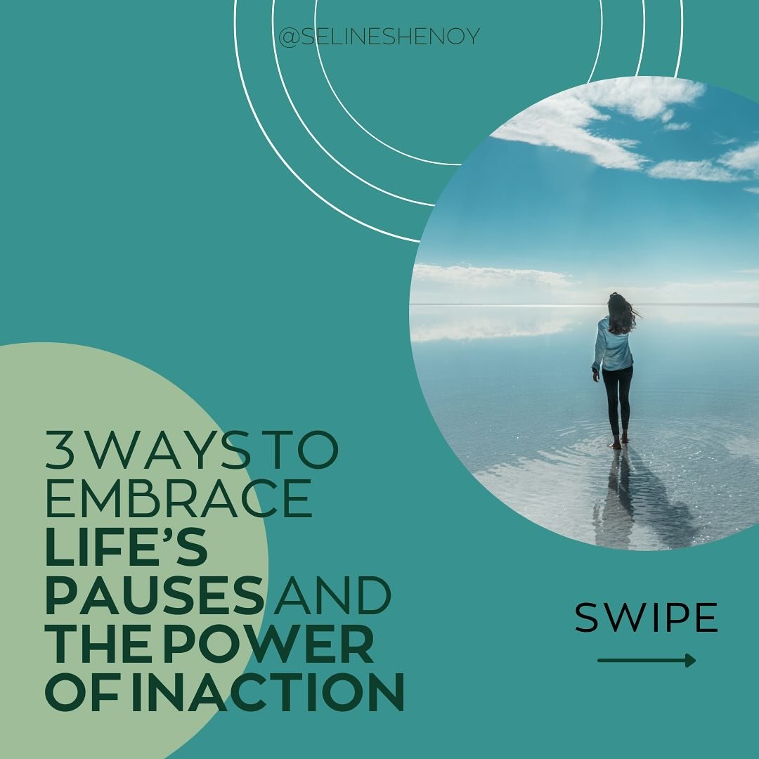 Tired of feeling like you&rsquo;re always &ldquo;on&rdquo;? 😮&zwj;💨

What if the secret to growth wasn&rsquo;t constant action, but quiet moments of stillness? 

Pressing pause can help you see things clearly, sort your thoughts and recharge. Disco