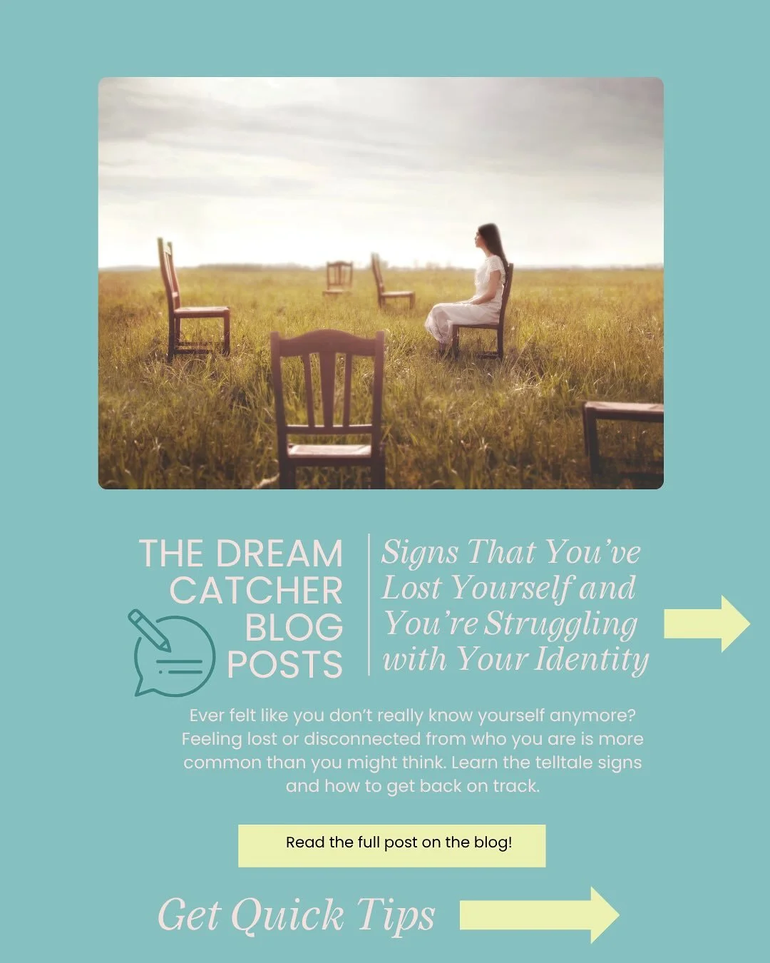 Lost touch with who you are?

You&rsquo;re not alone! Life changes, stress &amp; daily grind can make you question everything. 

Wondering &ldquo;Is this really me?&rdquo; Discover the 5 common signs you&rsquo;ve lost your sense of self and how to ge