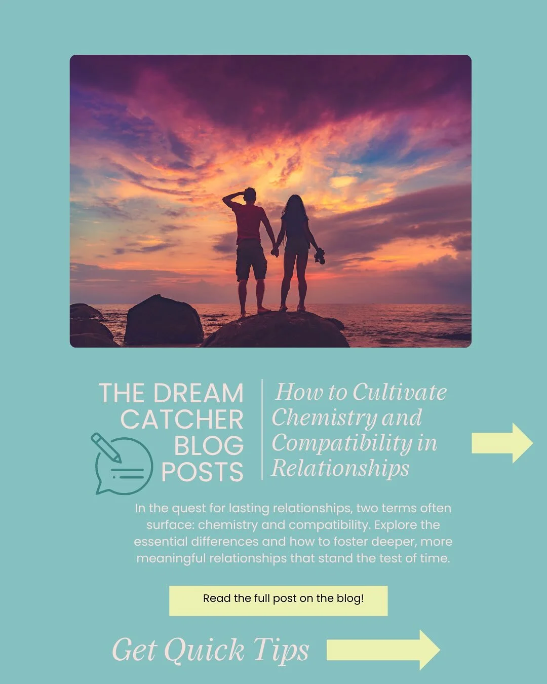 Building a lasting relationship starts with knowing the difference between chemistry and compatibility 💫 

Chemistry is the spark, compatibility is the steady flame that keeps love growing ❤️&zwj;🔥

When you understand both, you stop chasing short-