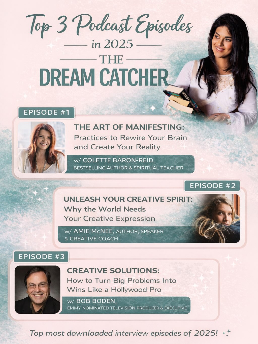 I&rsquo;m feeling really proud sharing this with you today. 🥹✨

Looking back, 2025 was such a meaningful year for The Dream Catcher podcast. We welcomed 24 amazing guests and hosted 3 heartfelt panel conversations with the wonderful Sahar Milani @so