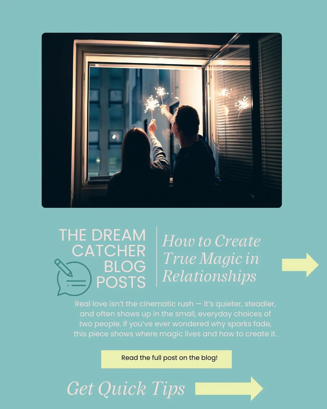 We&rsquo;re taught to look for fireworks.
But real love rarely makes noise. ✨🤍

It shows up in how someone treats you on ordinary days.
In repair instead of pride.
In safety instead of anxiety. 🌿🫶

This piece explores why &ldquo;movie magic&rdquo;