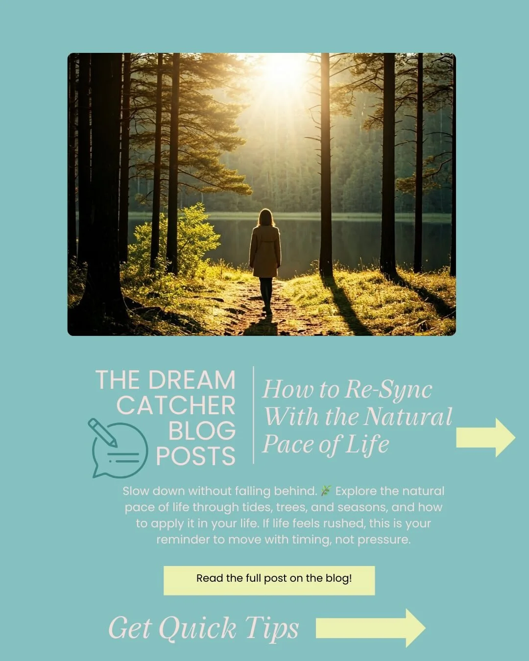 Life isn&rsquo;t supposed to feel like a constant sprint. 😮&zwj;💨

Most of us push through our days on autopilot &mdash; always rushing, rarely pausing &mdash; and wondering why we still feel behind. 

Nature tells a different story. 🌊🌳🍂 Tides, 
