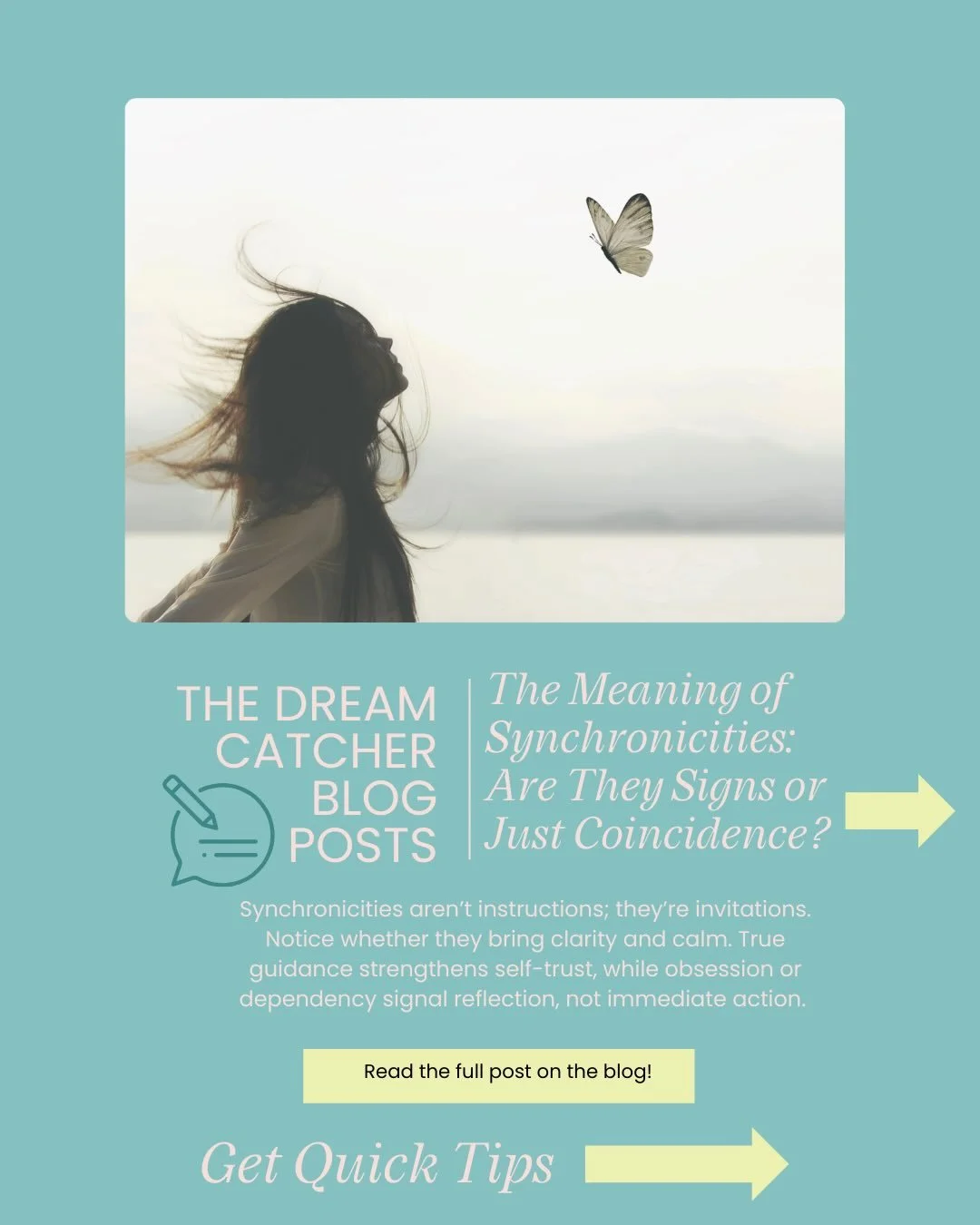 Ever had a sign show up at exactly the right moment &mdash; a message, a meeting, a repeating number &mdash; and wondered what it meant? ✨📖

Synchronicities can feel magical &mdash; but wisdom lies in how we interpret them. This article walks you th