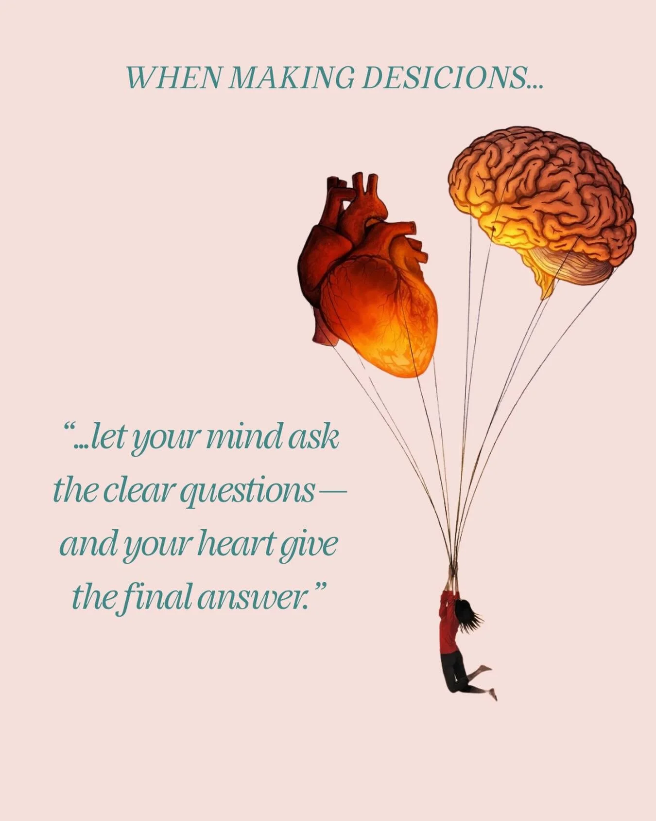 Balancing the head and the heart has been an age-old struggle. We try to think our way forward &mdash; but clarity rarely comes from noise. It comes from stillness.

I know this personally. In my younger years, I often oscillated between logic and em