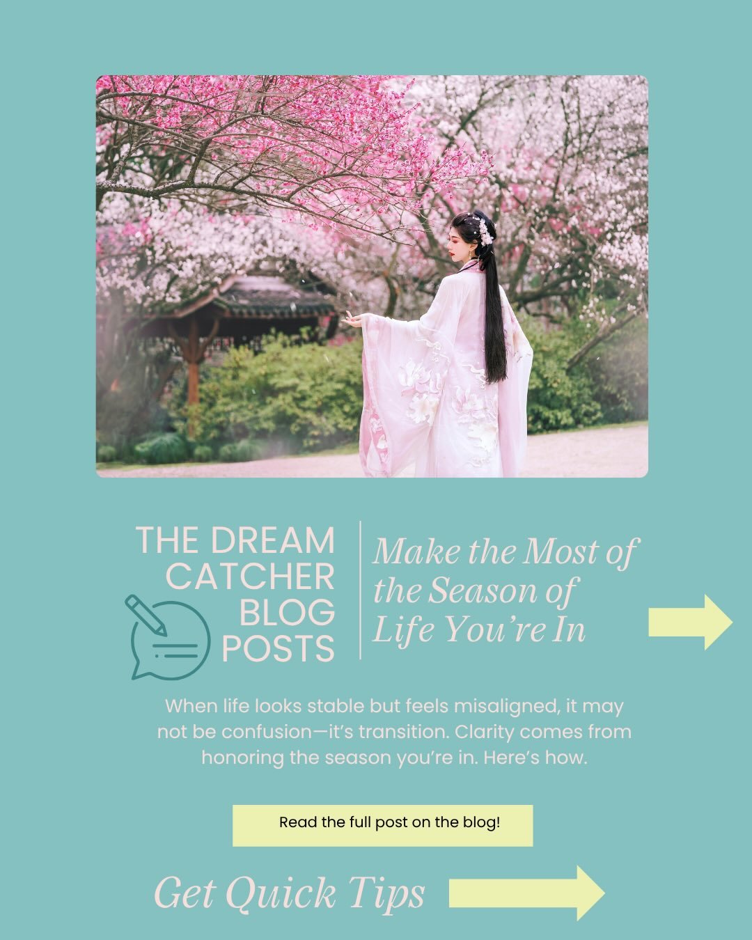 Life doesn&rsquo;t unfold in a straight line&mdash;it moves in seasons.

There are times to build, times to explore, times to care, and times to step back and make sense of it all. And when something that once felt meaningful begins to shift, it does