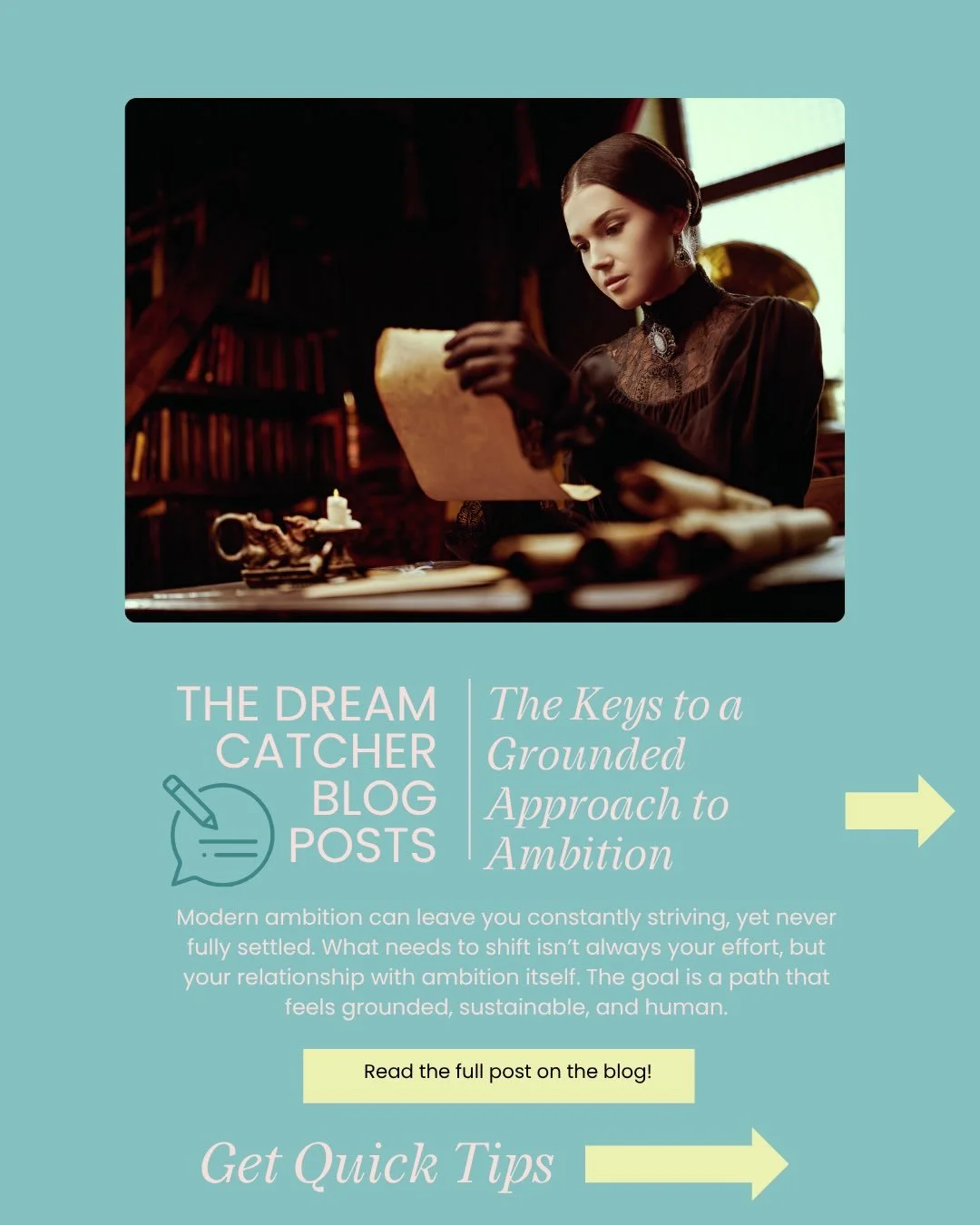 ✨ Ambition has a funny way of changing as we move through life.

When we&rsquo;re younger, it&rsquo;s often about proving ourselves&mdash;building a career, achieving success, or reaching the milestones society tells us we should pursue.

But over ti