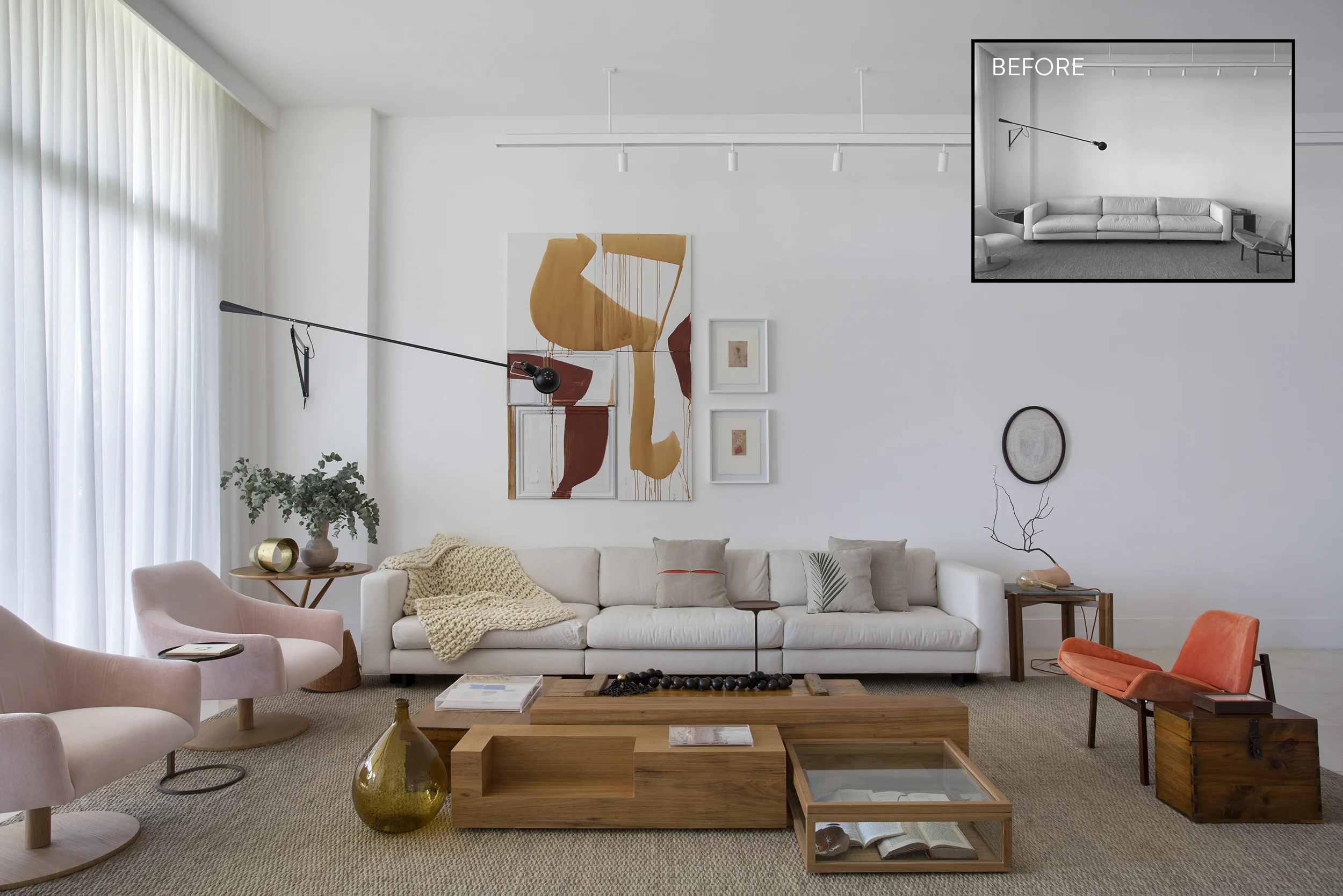 Interior Styling - Before and After - Living Room | Garimporio's Client