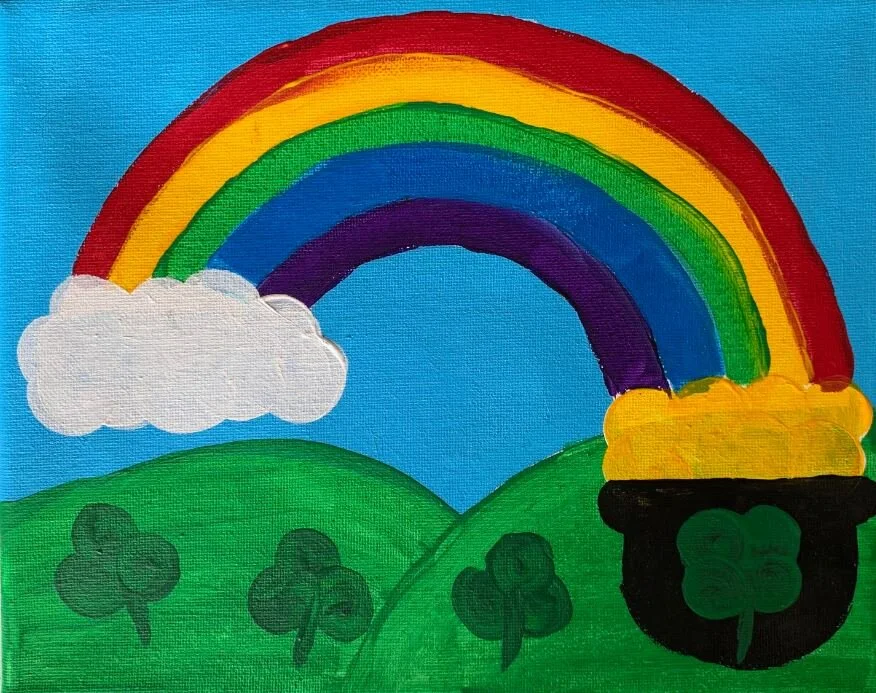 Kids St Patrick Day Paint Project