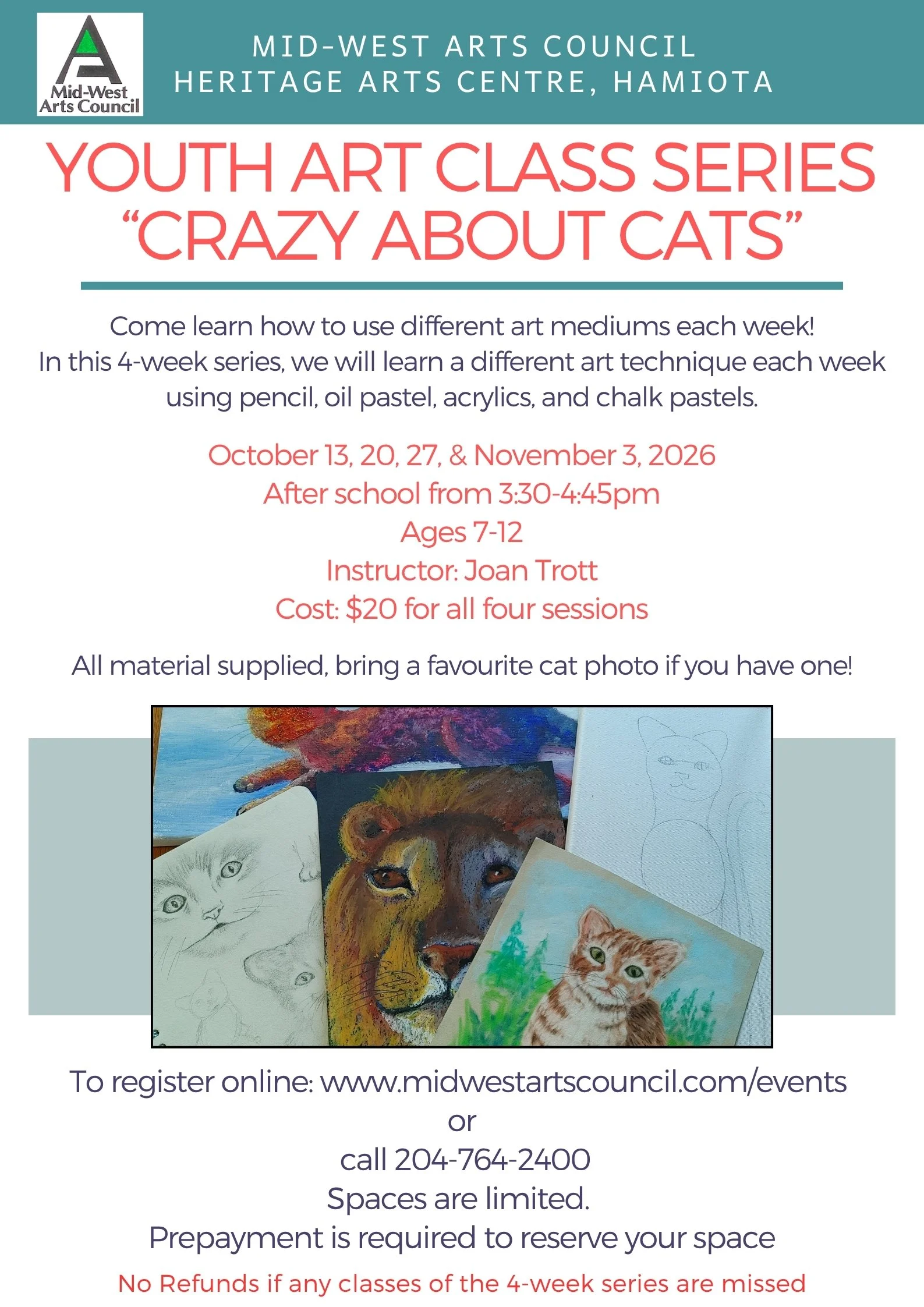 Youth Art Class Series Crazy about Cats.jpg