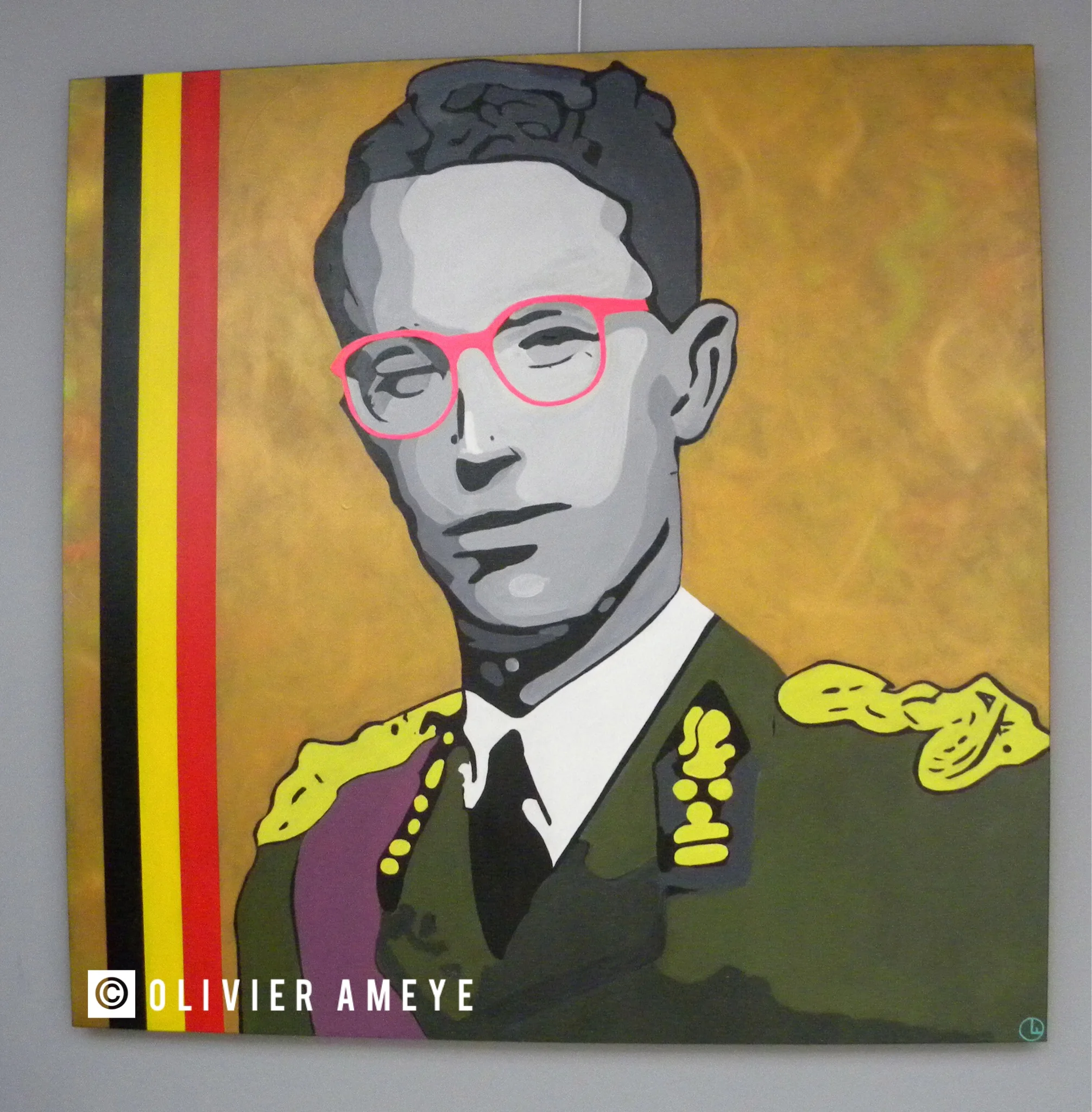 King of the Belgians 120 x 120 cm SOLD 