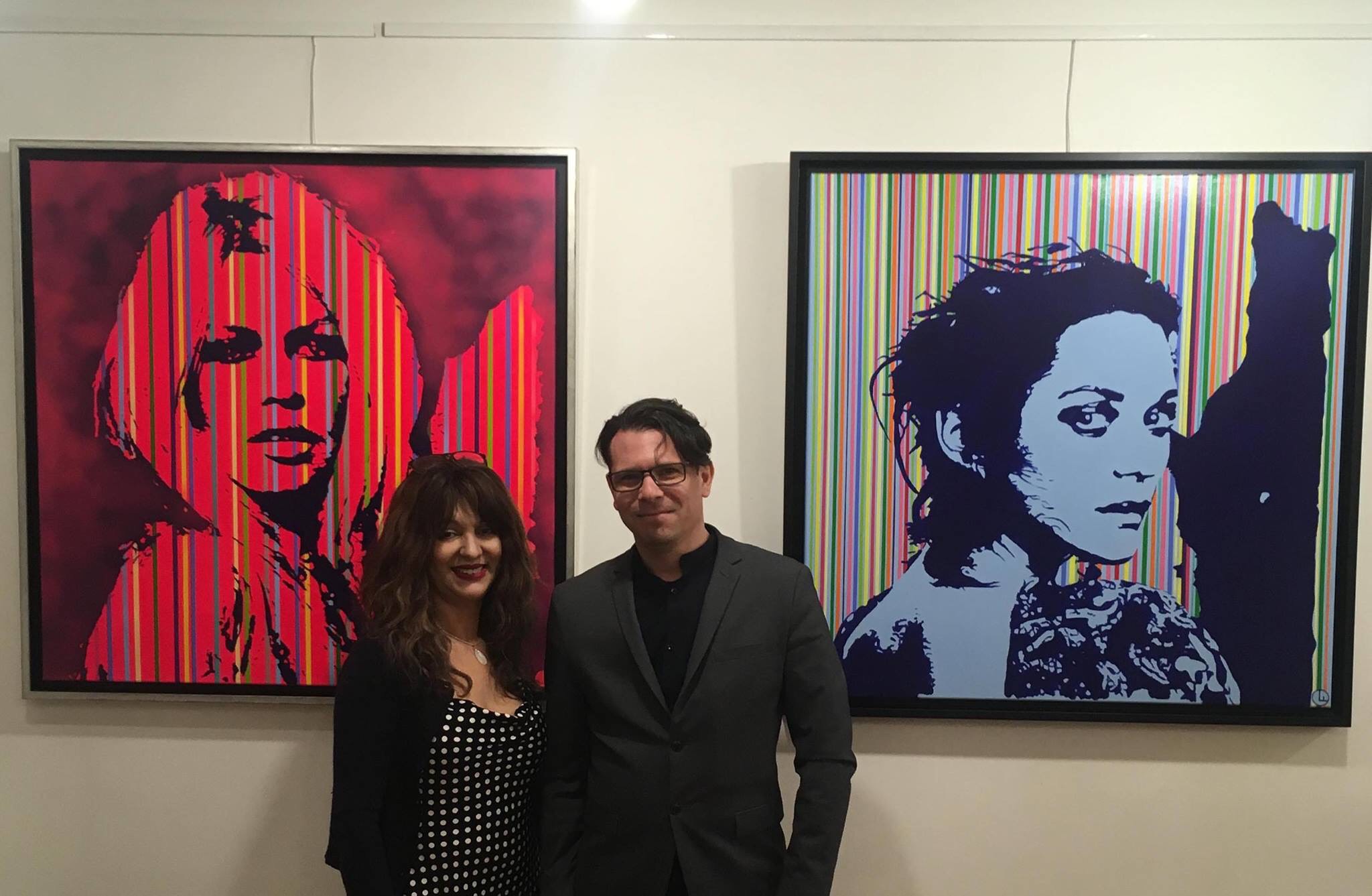 Vernissage Expo Gallery Sonia Monti. Paris 8. April 2019.