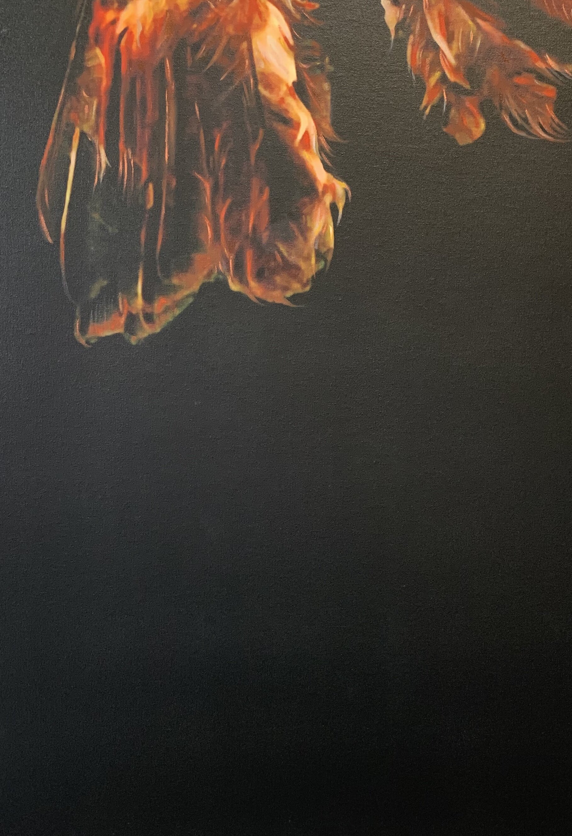 hallelujah...sings the messenger!patriciaizzo24x36.JPG