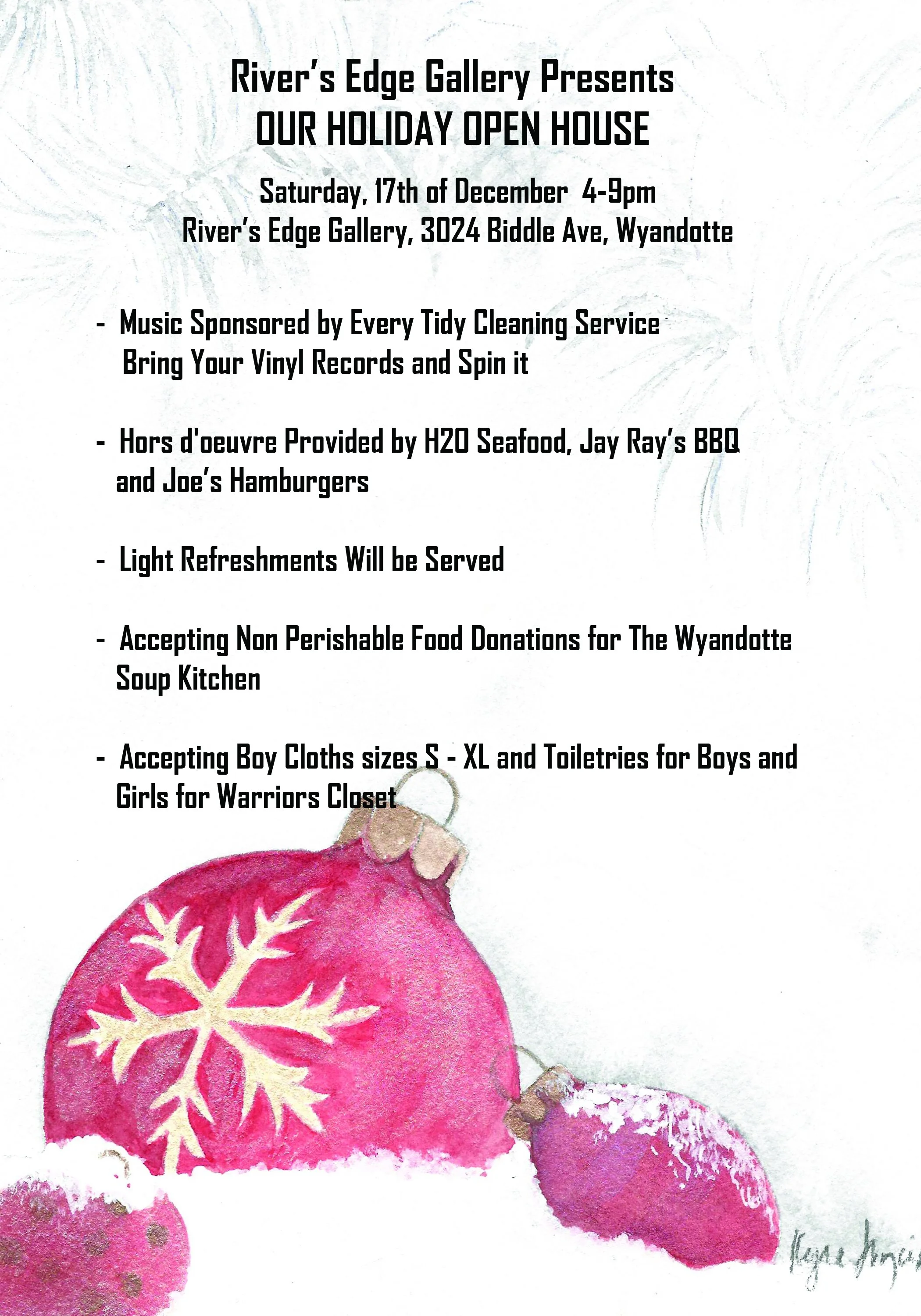 Holiday Open House at River's Edge