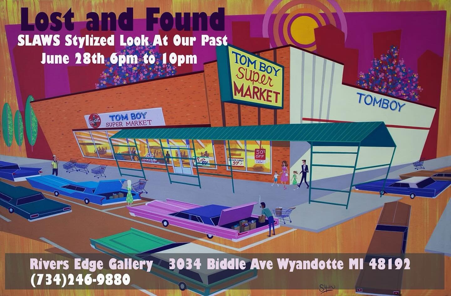 Days away for SLAW’s latest exhibition “Lost N’ Found “