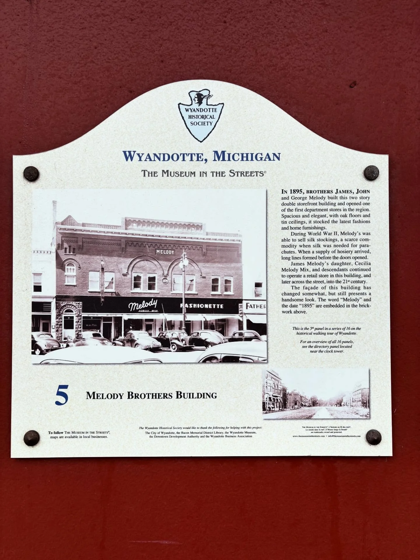 People ask us all the time about the cool building our gallery is located in. Well here&rsquo;s some info for you.  Built in 1895 by the Melody bros. Come check us out if you&rsquo;ve never been! Come on down to historic Wyandotte!