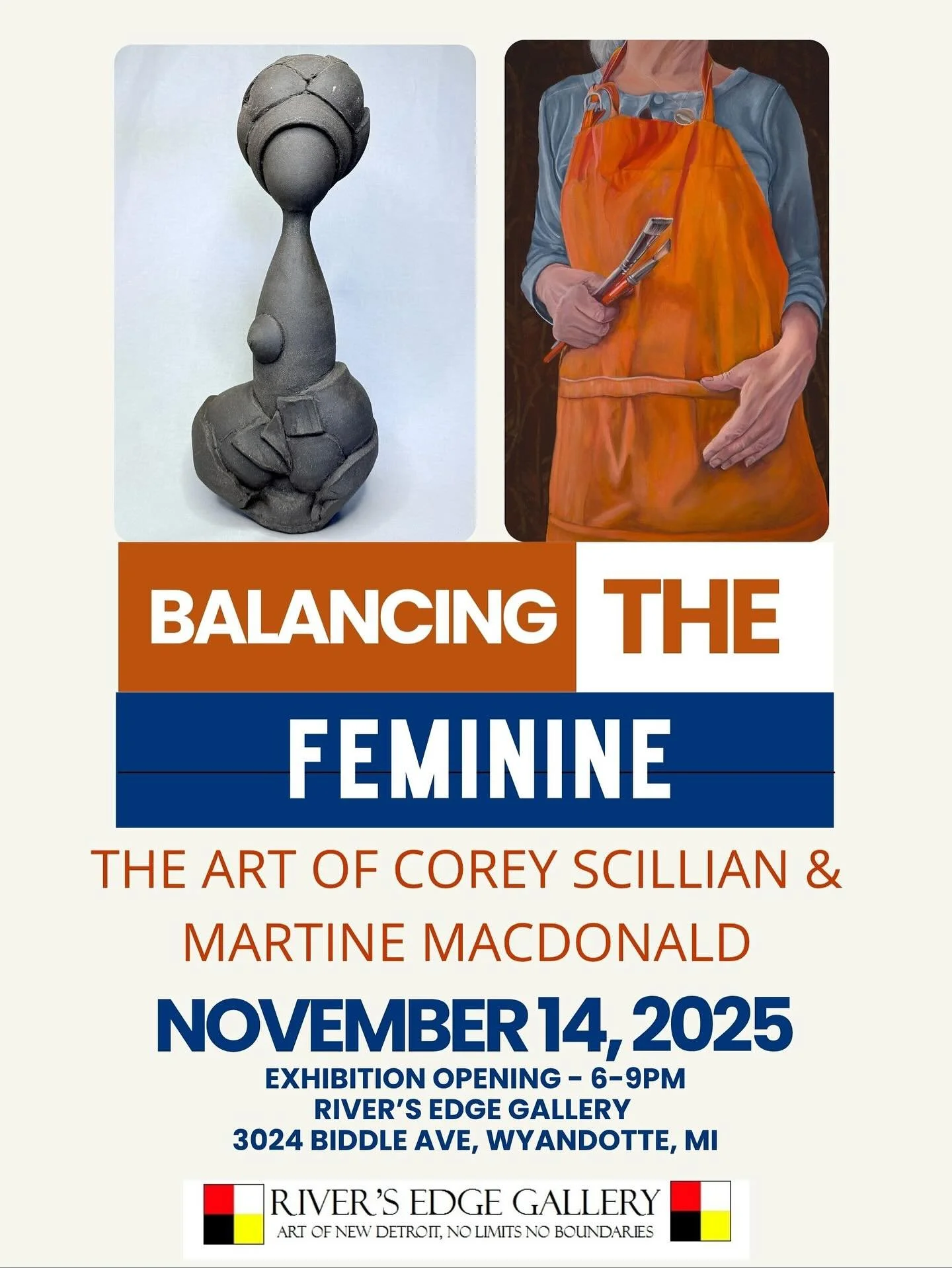 Save the date Nov14th
Balancing The Feminine 
The art of  Corey Scillian &amp; Martine MacDonald

Check out the website for more info.
Don&rsquo;t miss out on this great art happening with these wonderful