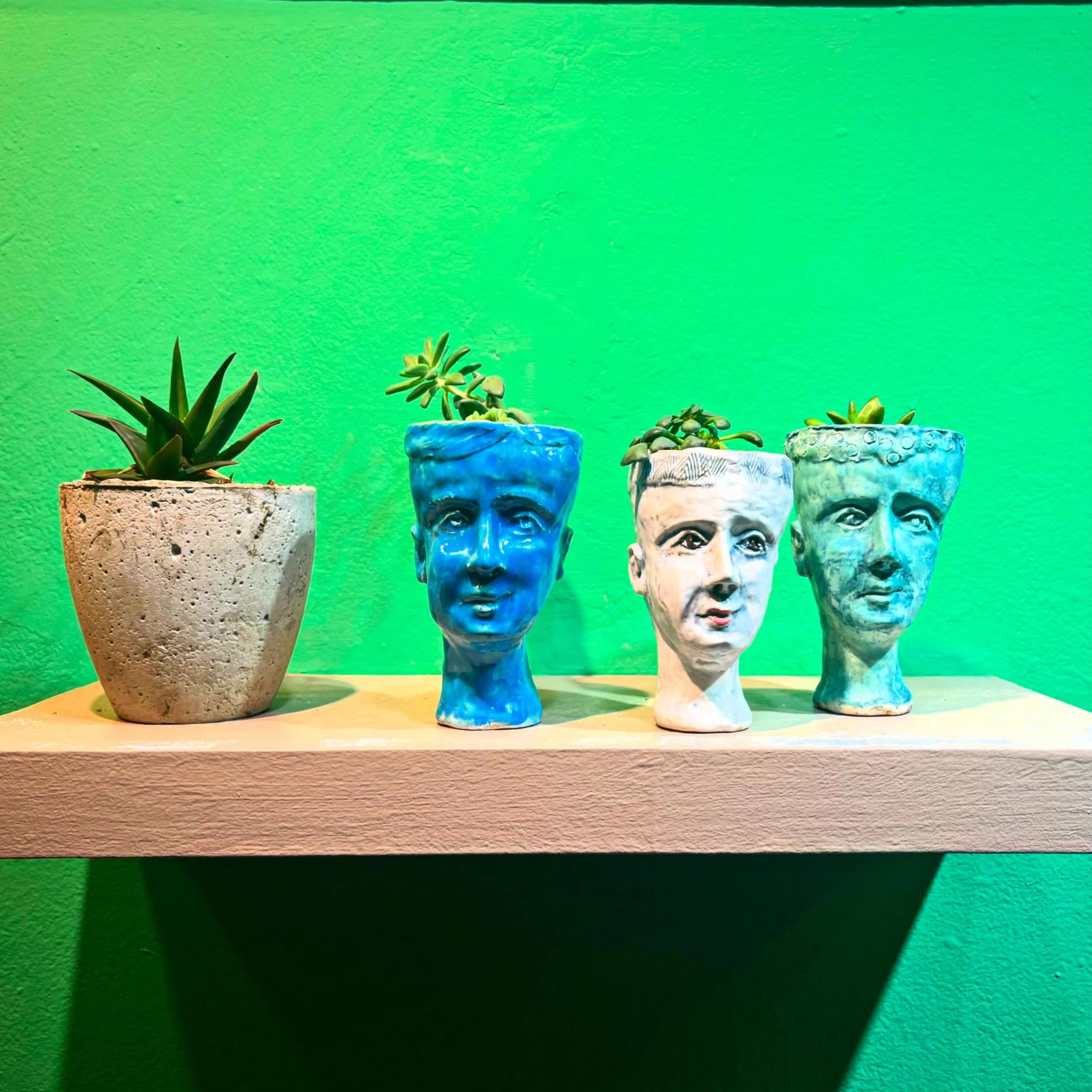 Hypertufa made by @fast_eddie_jh &amp;  Smirker pots by @zhinka. 

Art can be simple, utilitarian and affordable.
Your mother would be so proud when she receives a locally made unique piece for Mother&rsquo;s Day. 

Saturday May 16th . We are having 