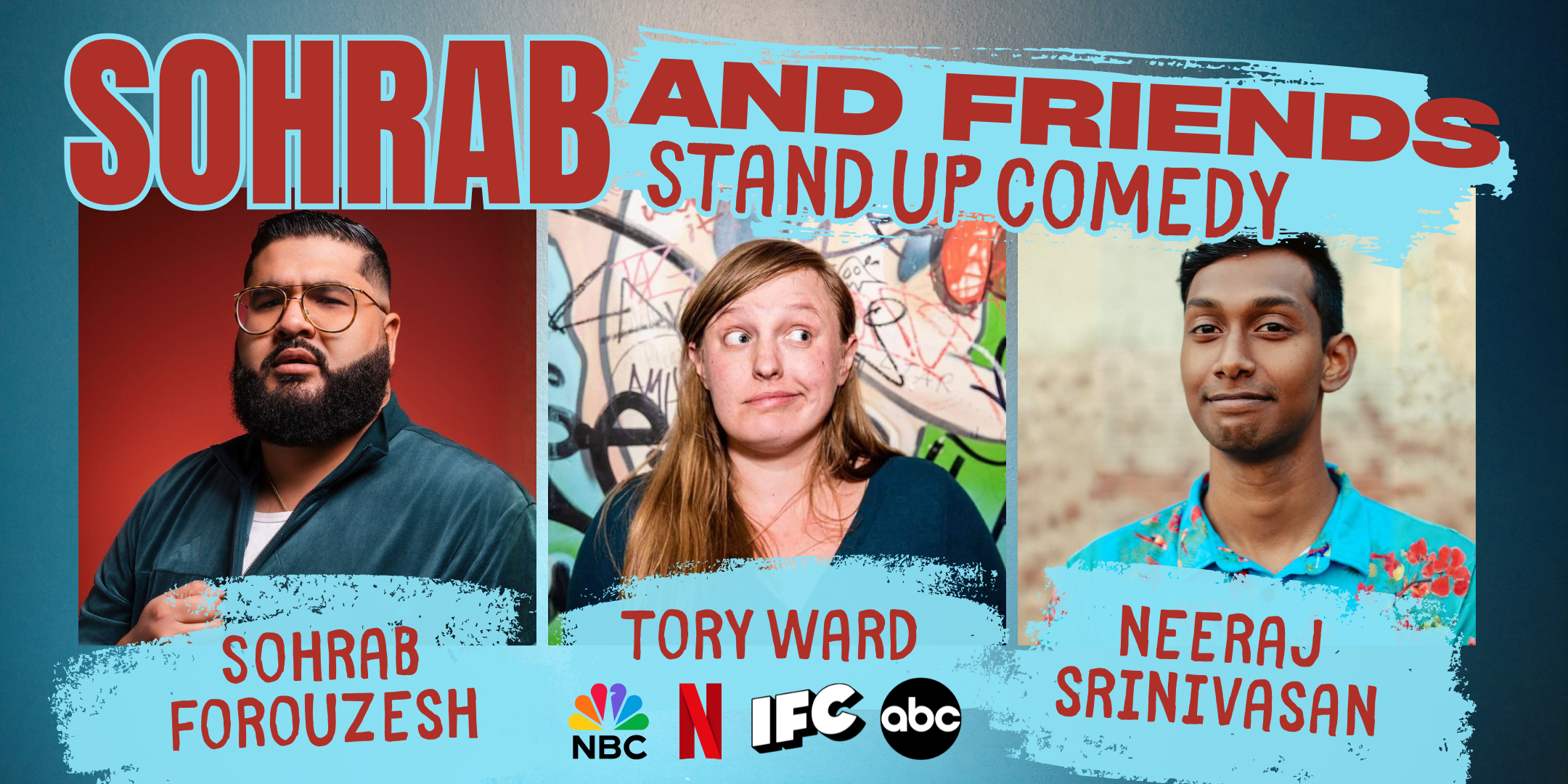 SOHRAB and FRIENDS stand up comedy