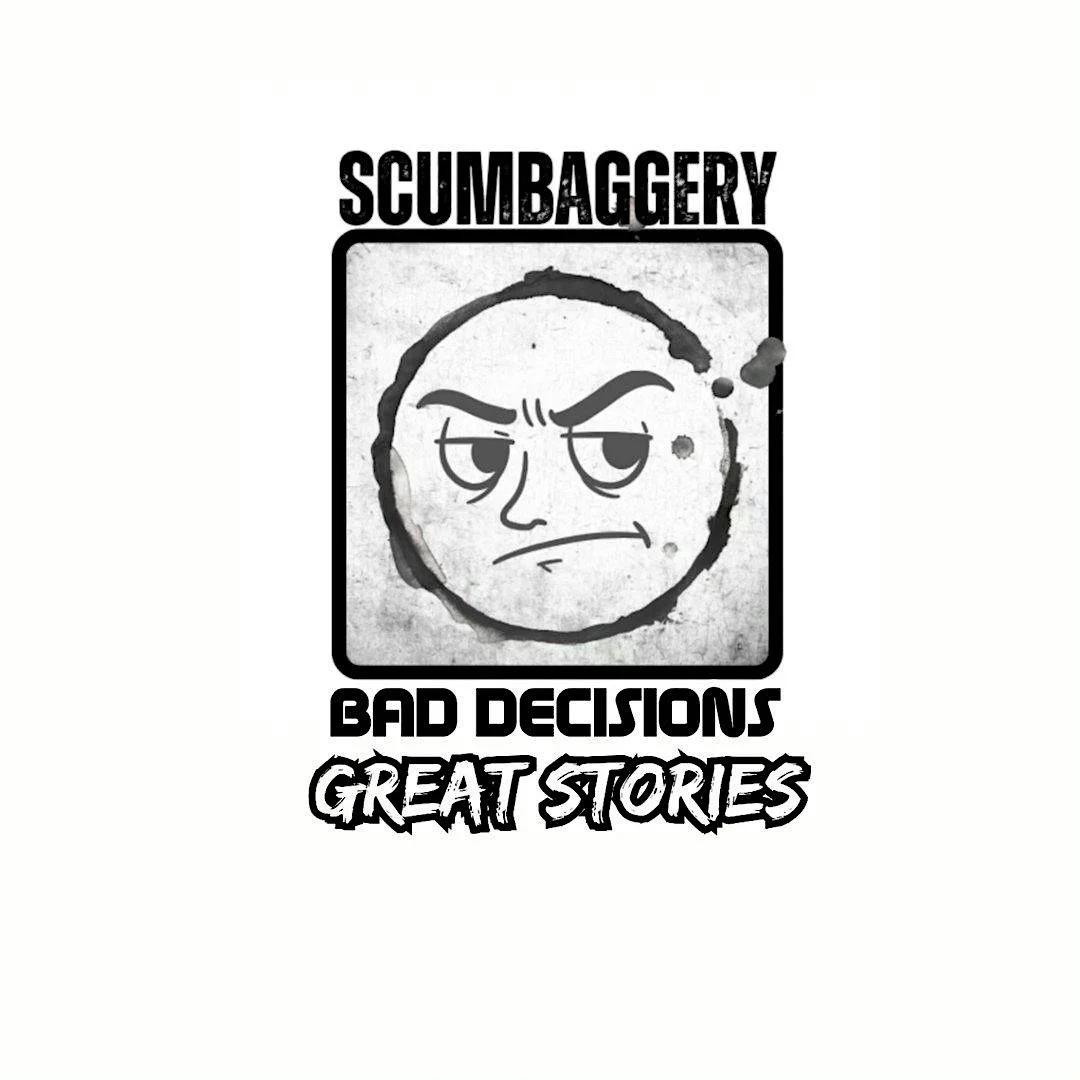 Get ready for a night of true bad decisions and wild stories at Scumbaggery! Join us Saturday, October 10th at 8 PM at River's Edge Gallery for comedy that owns every messy moment&mdash;BYOB and bring your boldest self. Link in bio for more details a