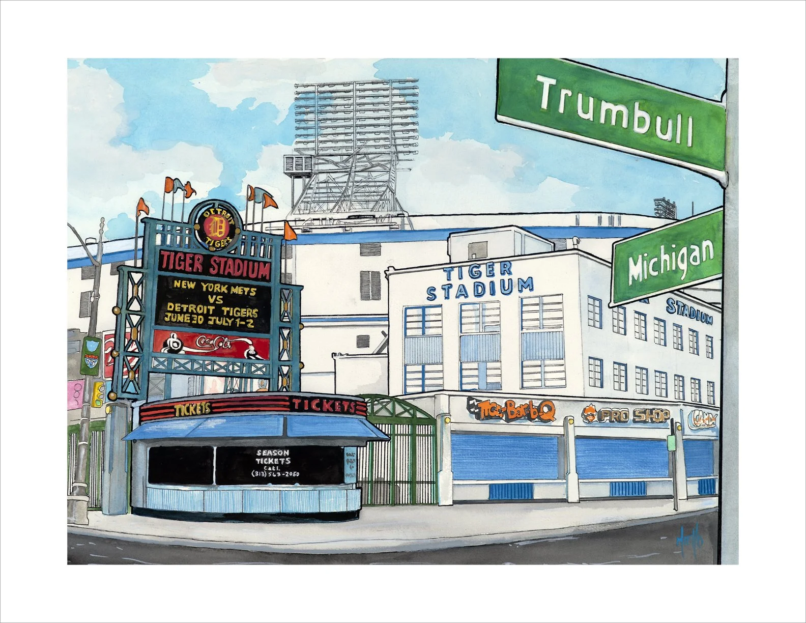 Tiger Stadium limited edition print.jpg