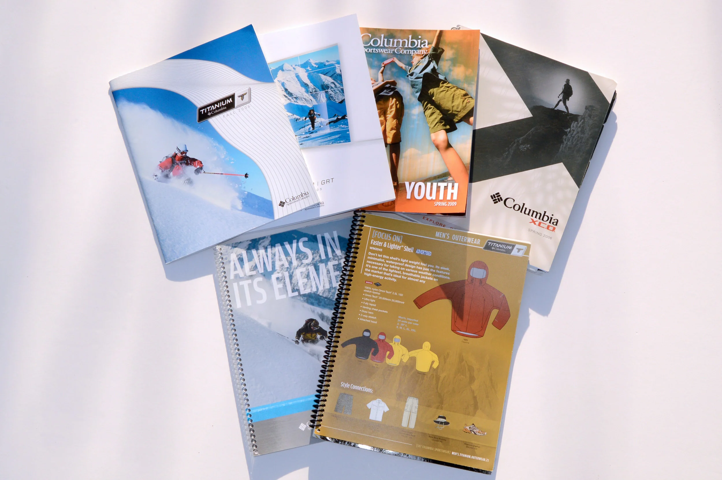 COLUMBIA SPORTSWEAR CATALOGS