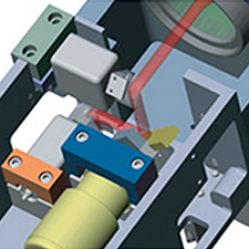 INTRALASE 3D LASER Three vibrating galvanometers creates focal point in 3D space.