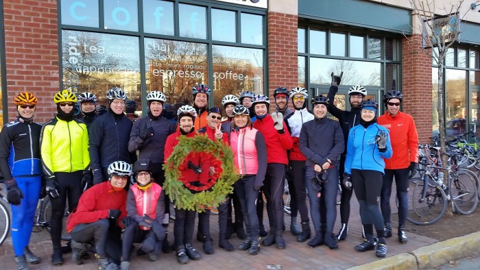 Henry regularly leads a Holiday Ride Series for the Studio and logs many miles in all temperatures and conditions.