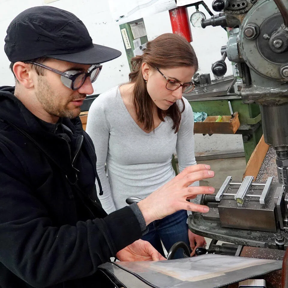 Dan C explains how he’s machining the tubeset for Kelly C’s race bike.