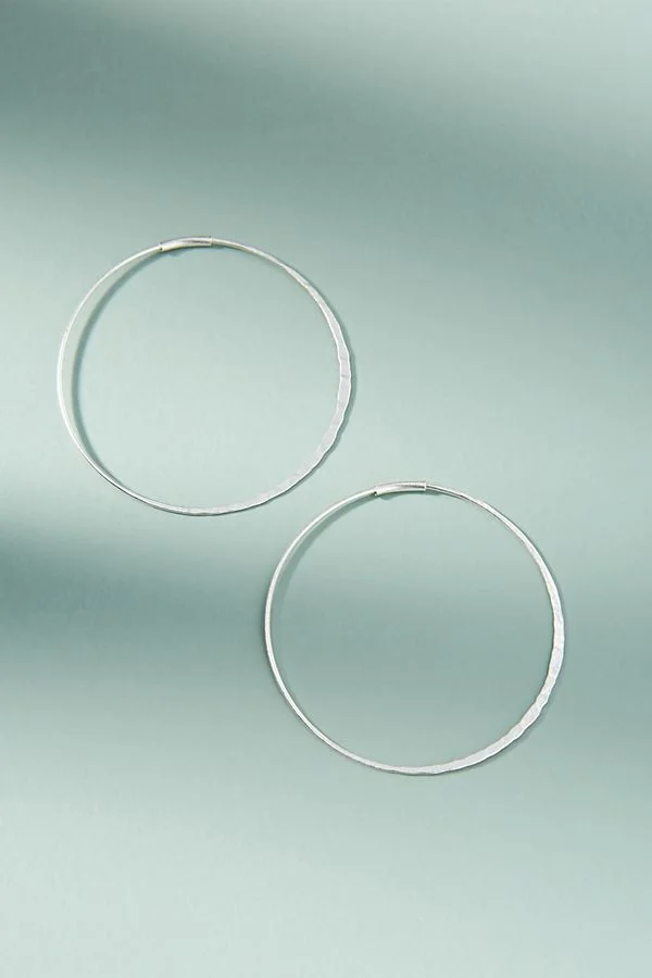 Isabel Hoop Earrings in Silver | $32 