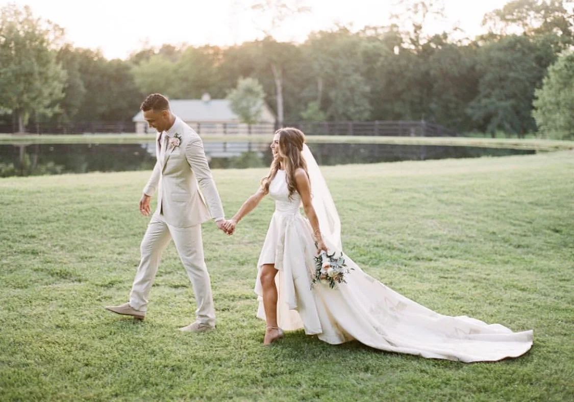 June 9, 2017. Right after we got married!
