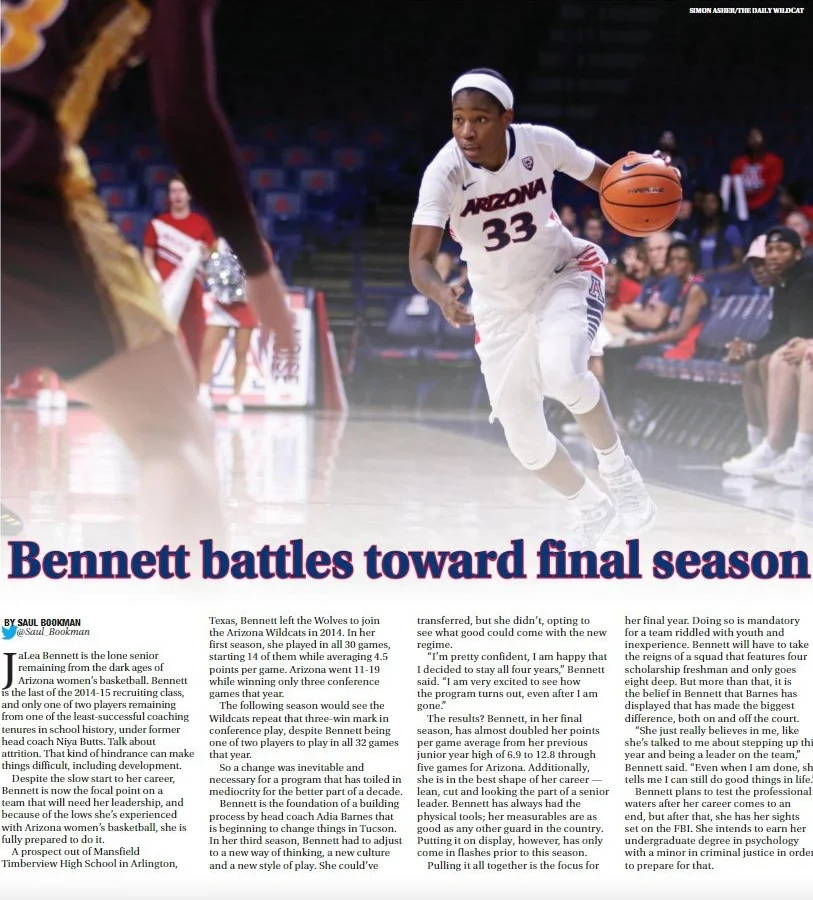 Bennett battles toward final season
