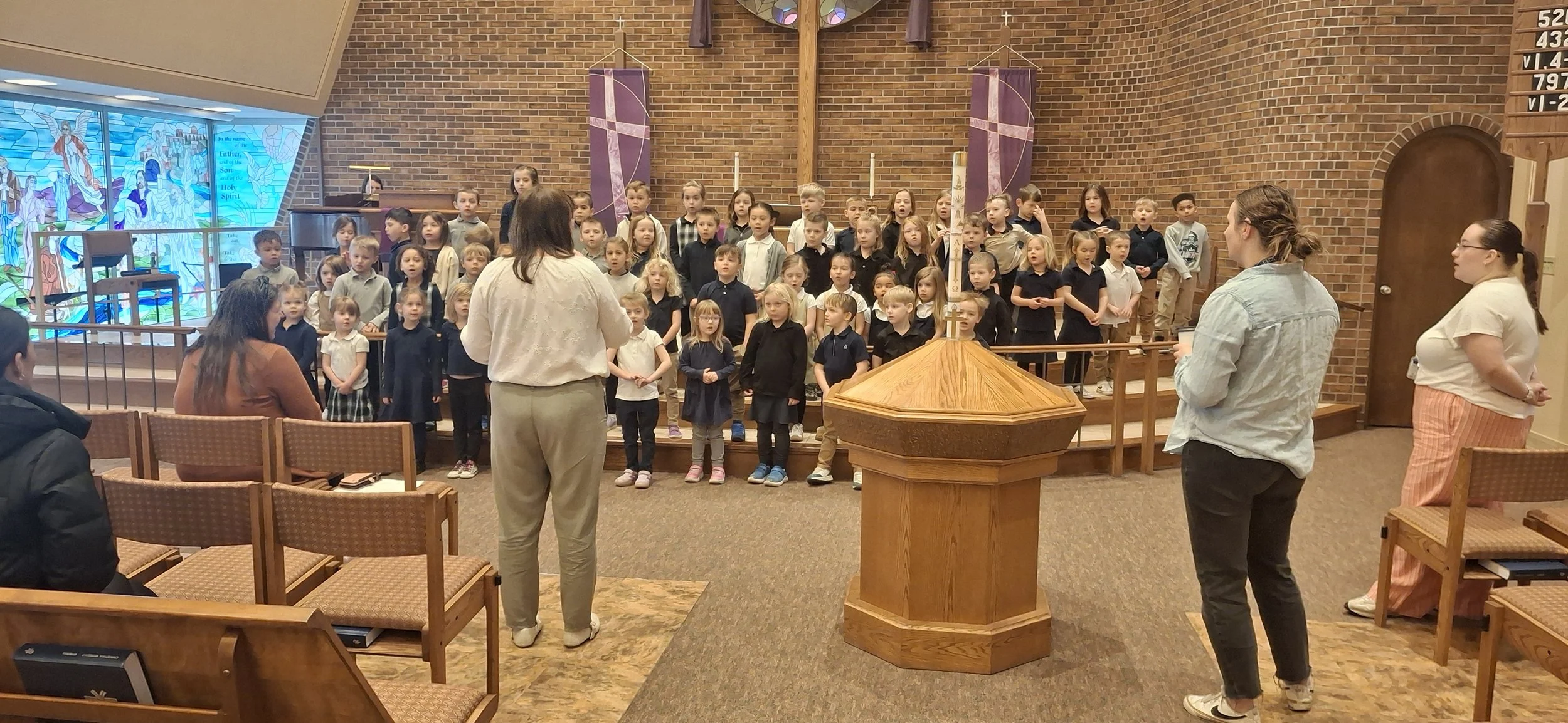 CLCA 'Littles' Sing for Church