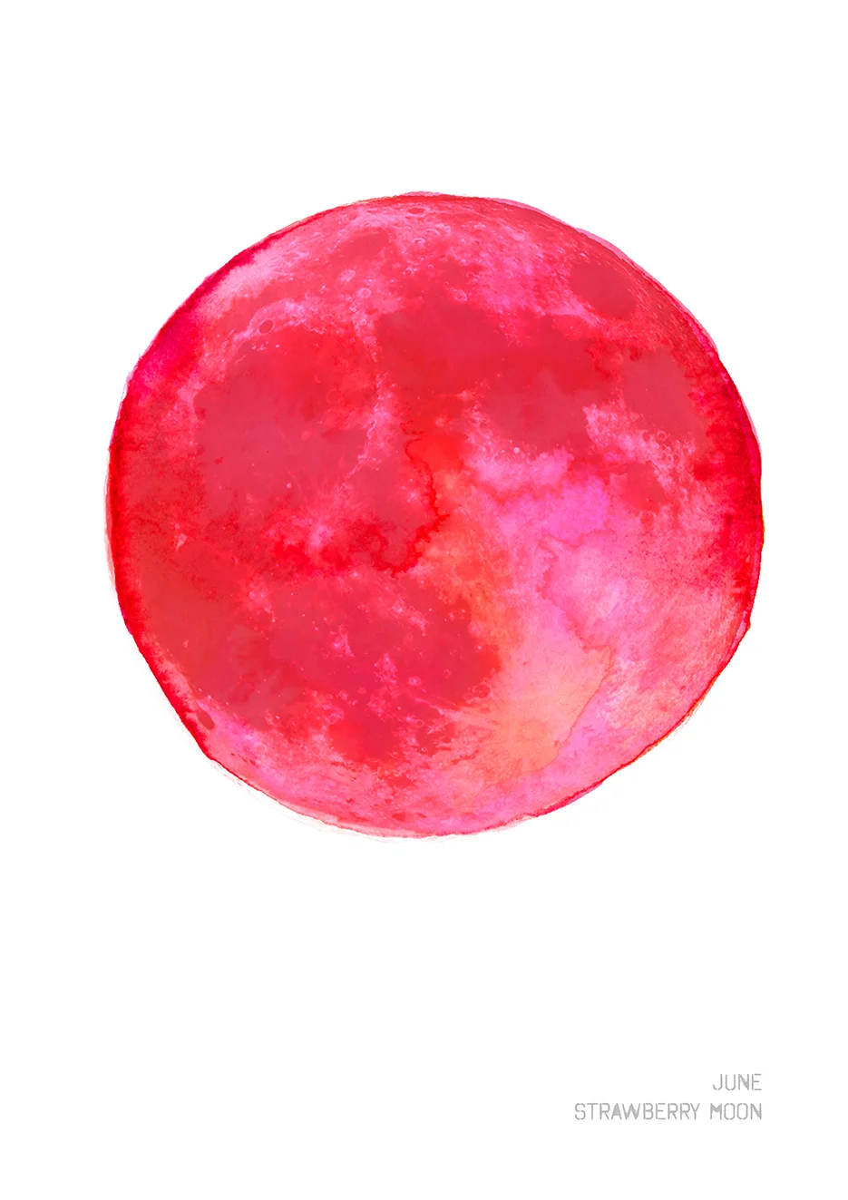 June Strawberry Moon Art Print Drawn Together Art Collective Shop.jpg