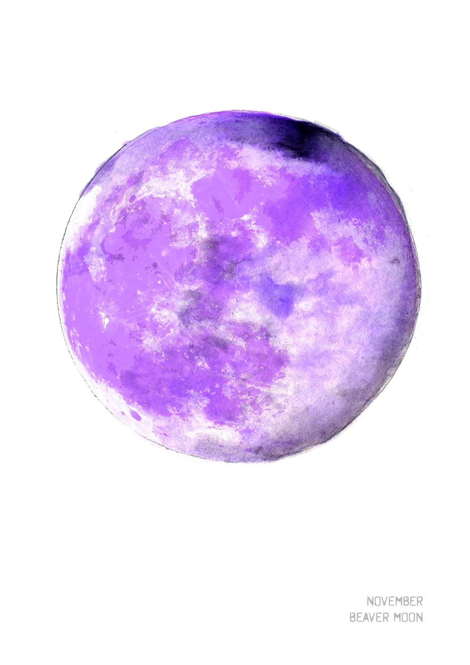 November Beaver Moon Art Print Drawn Together Art Collective Shop.jpg