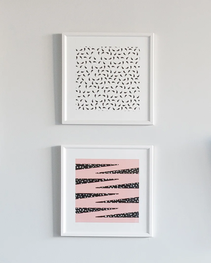 Arrange art that work together