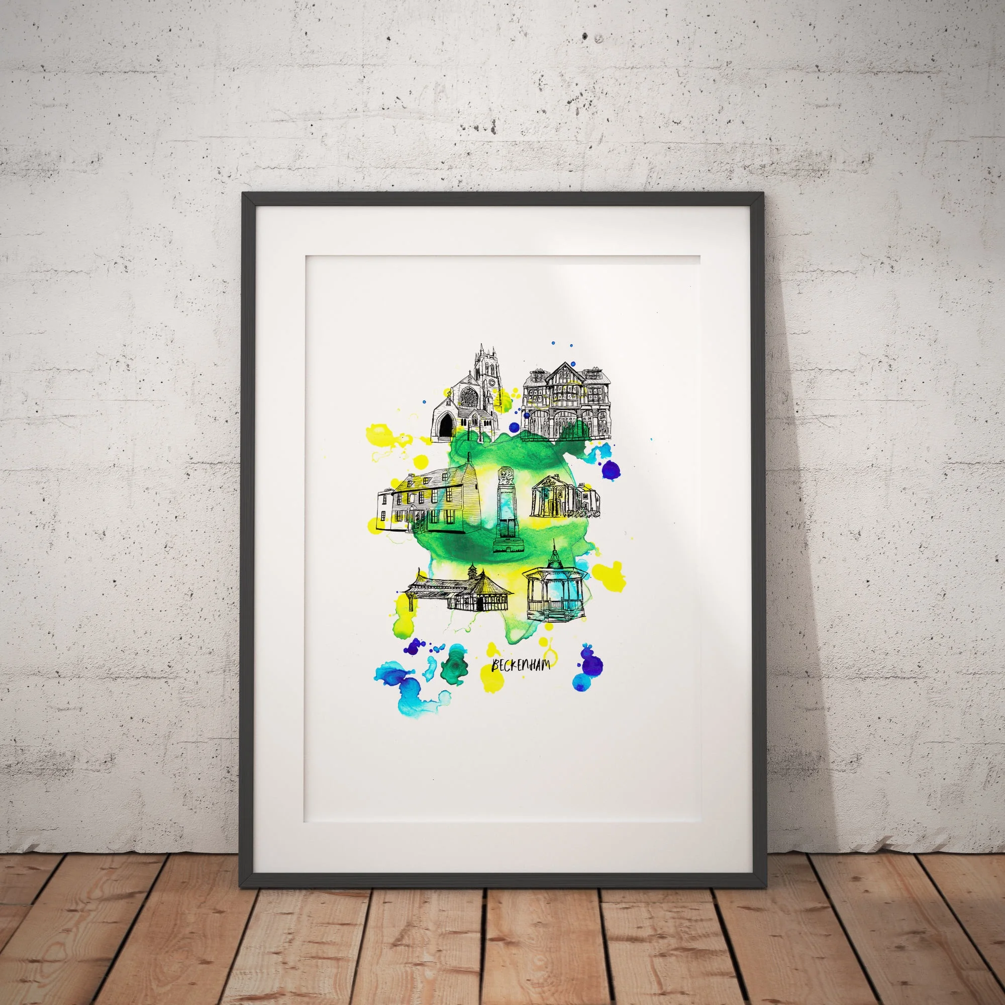 Beckenham Art Print - London Area Art Print