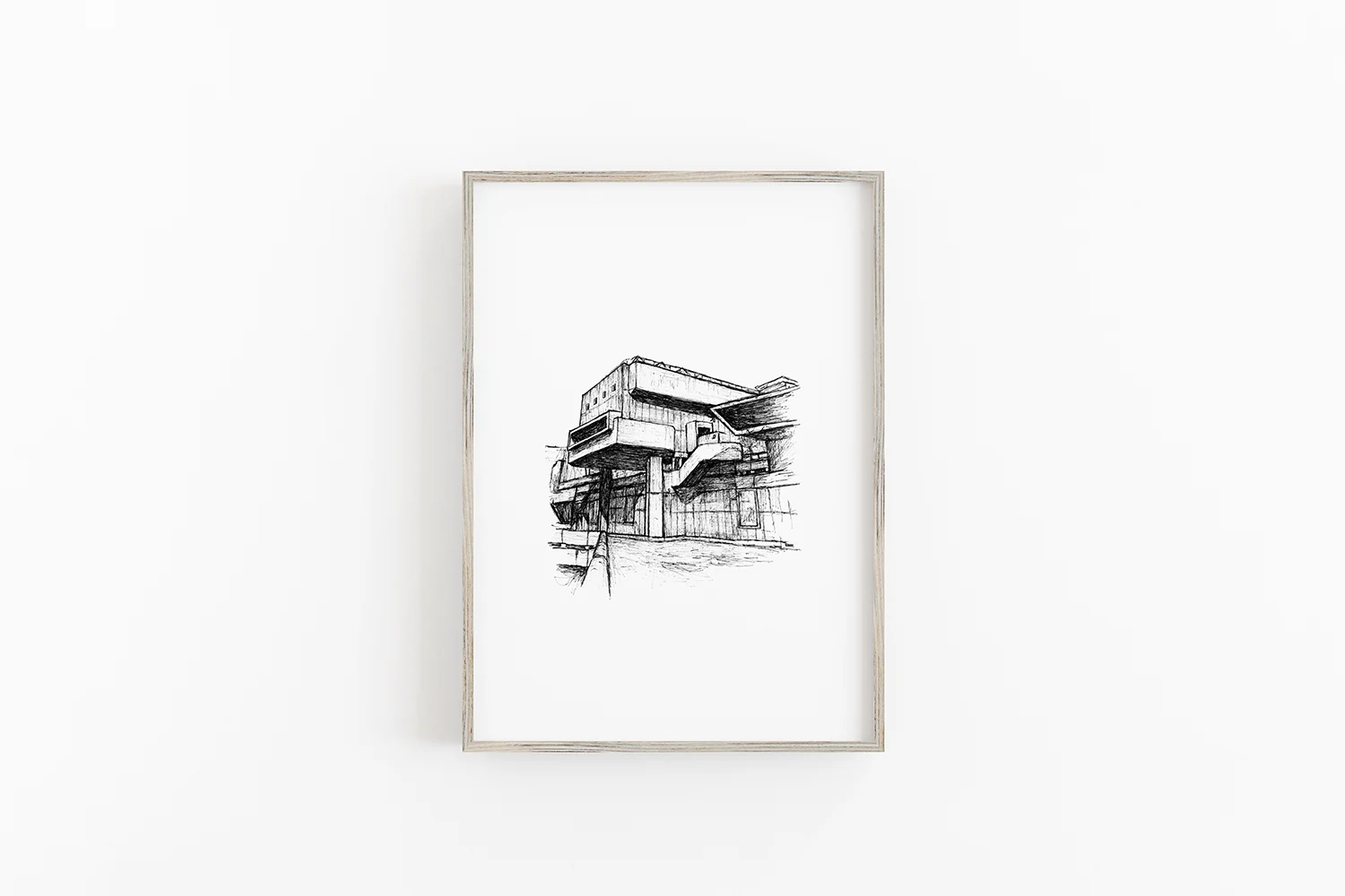 Hayward Gallery Art Print - London Artwork 