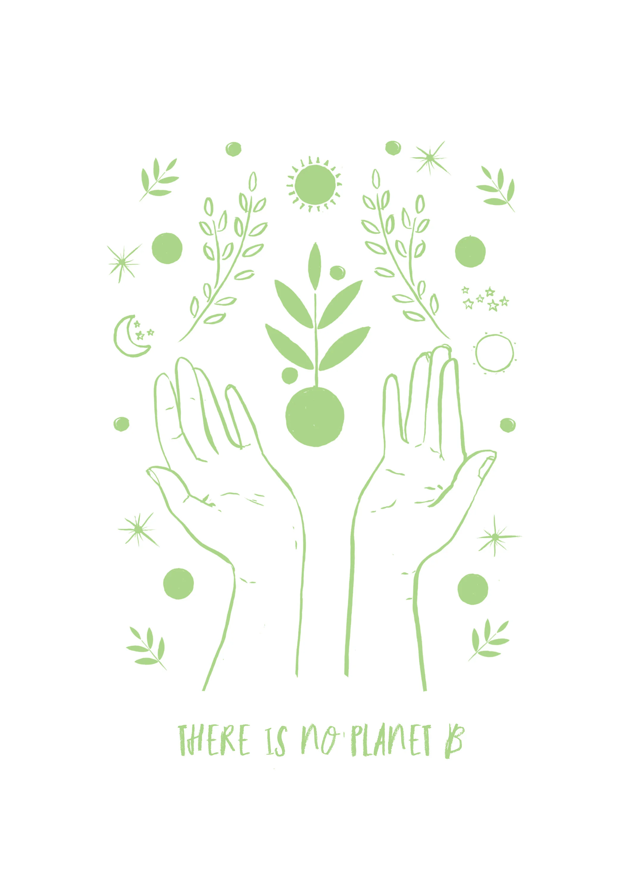 There is No Planet B illustration by Maria Nilsson Available as a Free Digital Download