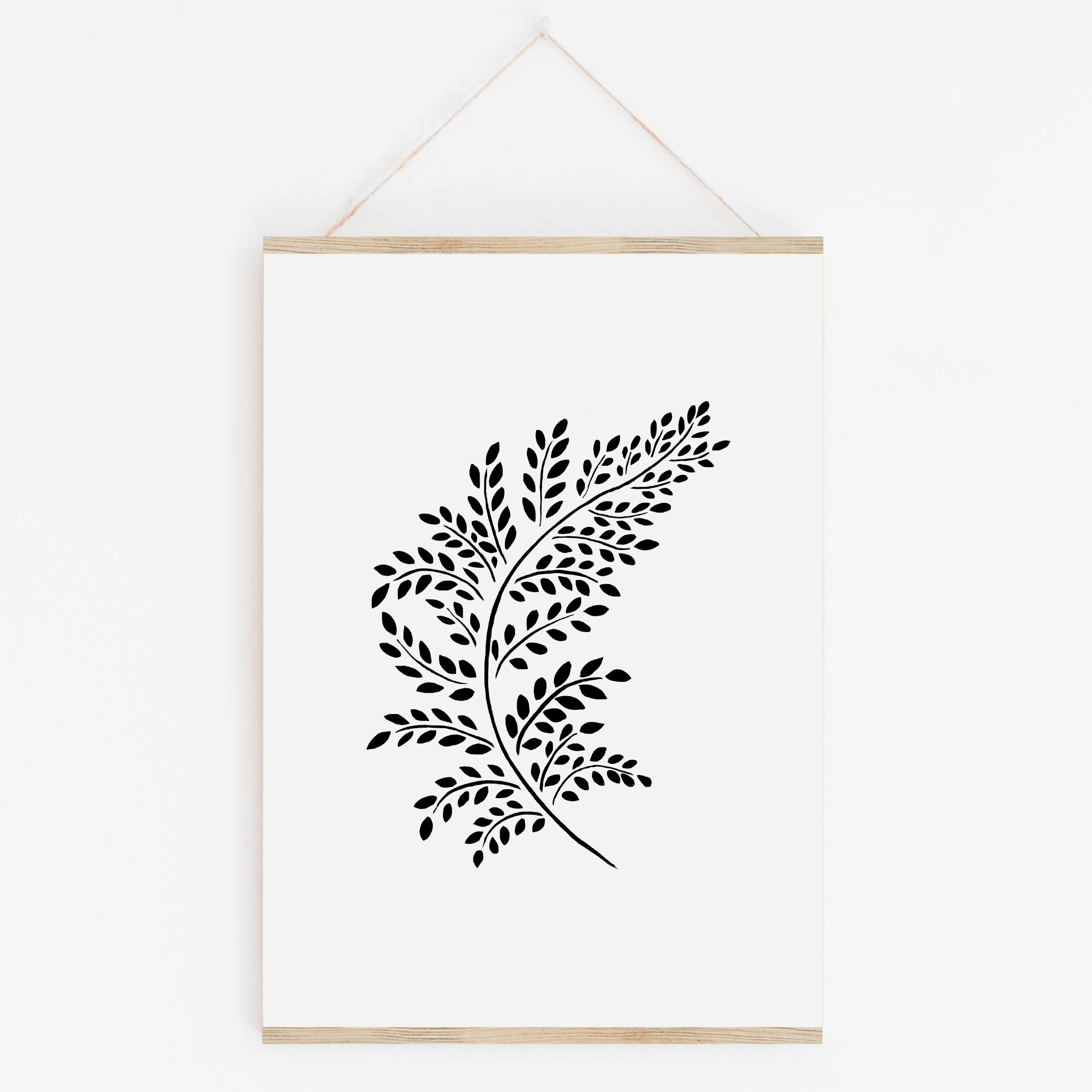 Leaf Botanical Illustration -  Digital Download Art