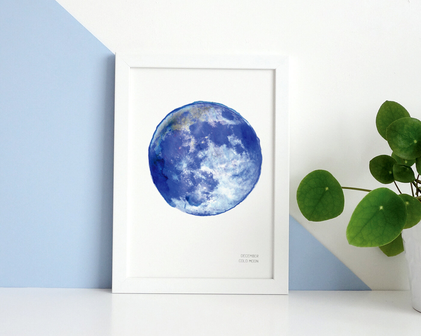December Cold Moon - Full Moon Art Print