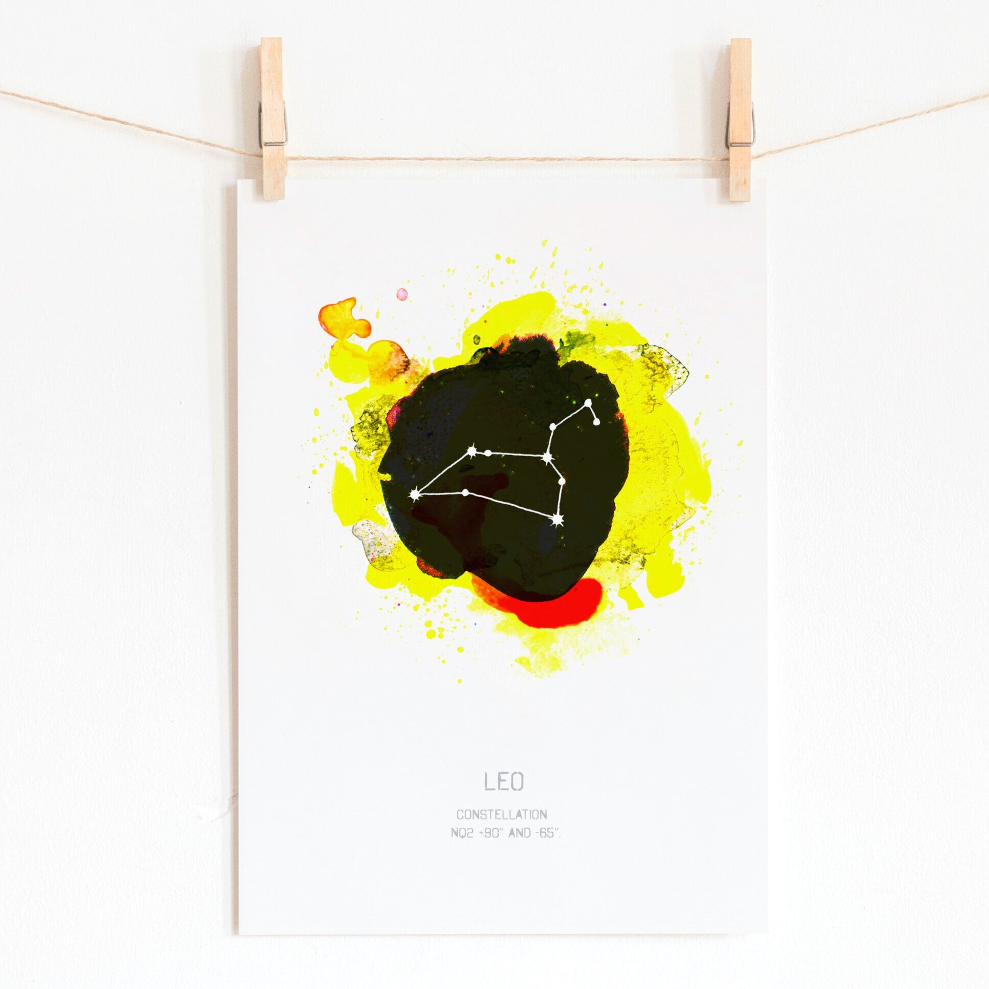 Leo Constellation Art Print