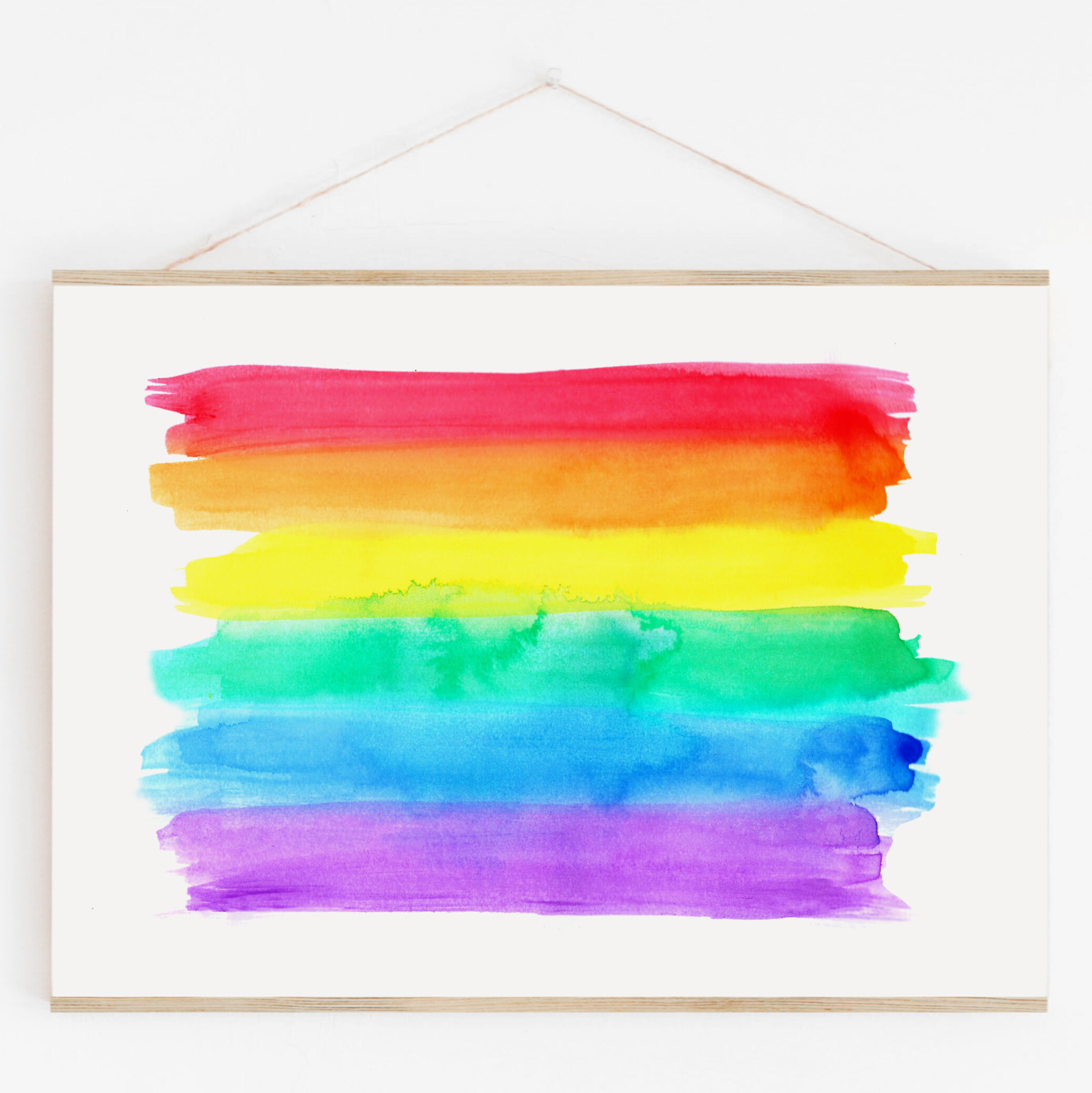 Rainbow Flag - Digital Download Art