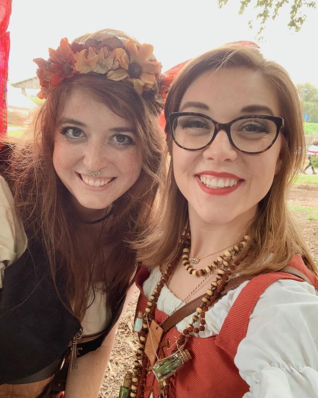 Since we just went to Ren fest up here in MN I thought I&rsquo;d post some pictures from when I went to visit my sister at pirate fest in Omaha! (Like a month ago...) She worked there and played a cute Fairy who passed out magical necklaces to childr