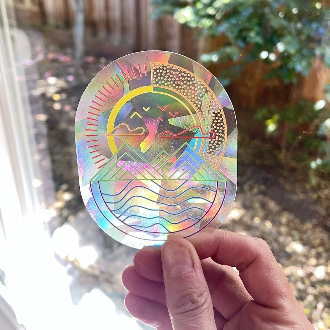 Suncatcher Sticker Electrostatic Glass Sticker Rainbow Window