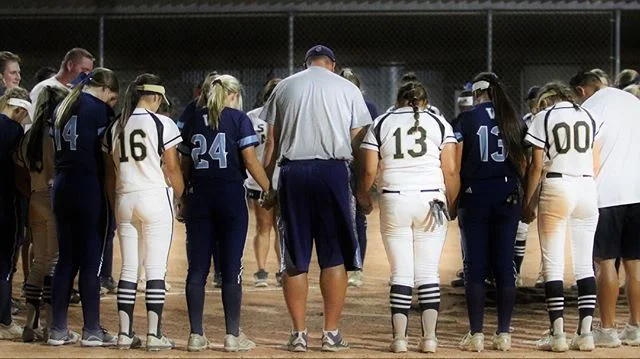 Love a good #aroundthemound with the opposing team. Honored when the other team leads it. #culturechange #competewithnotagainst