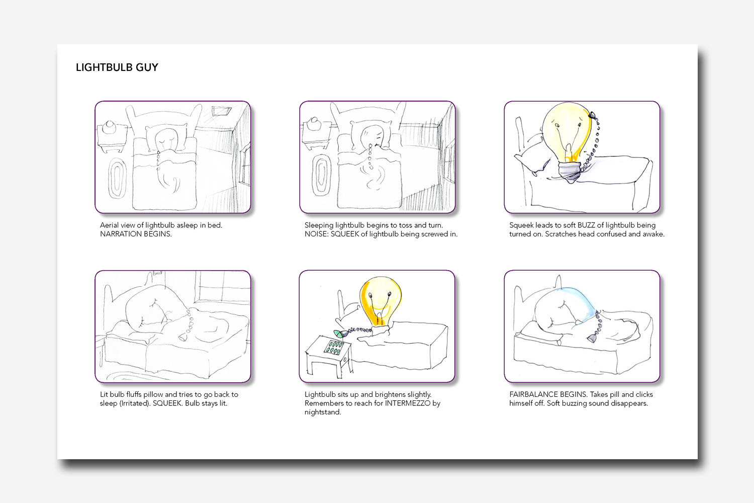 Pencil Storyboard 1/2