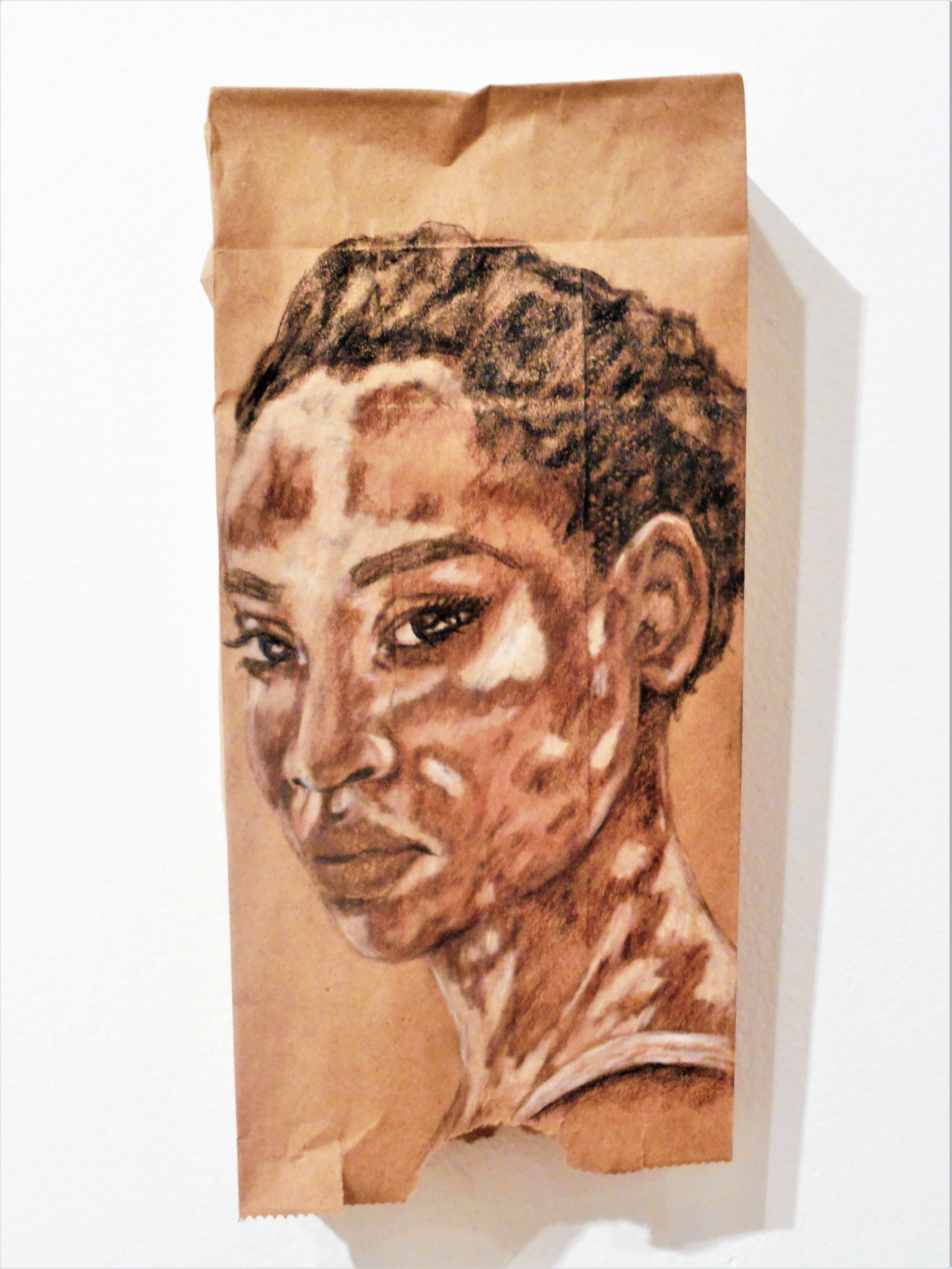 Charcoal Drawing Of A Paper Bag | I found this crumpled pape… | Flickr