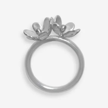 Two Flowers - ring