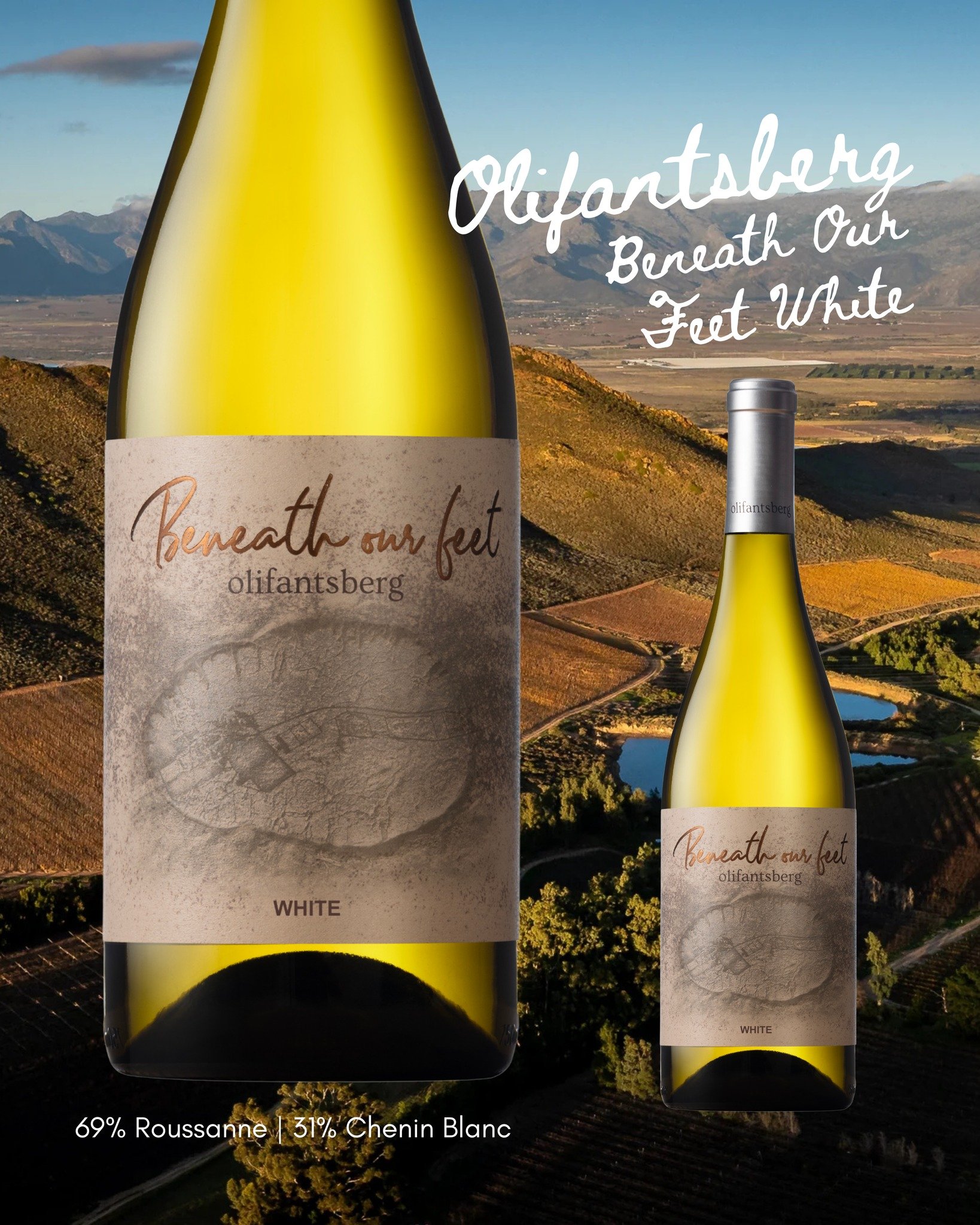 Beneath Our Feet is a true reflection of the Olifantsberg philosophy - working with nature, treading lightly, and leaving a softer footprint.

Inspired by the idea of taking nothing from nature and leaving nothing but footprints, this range speaks to